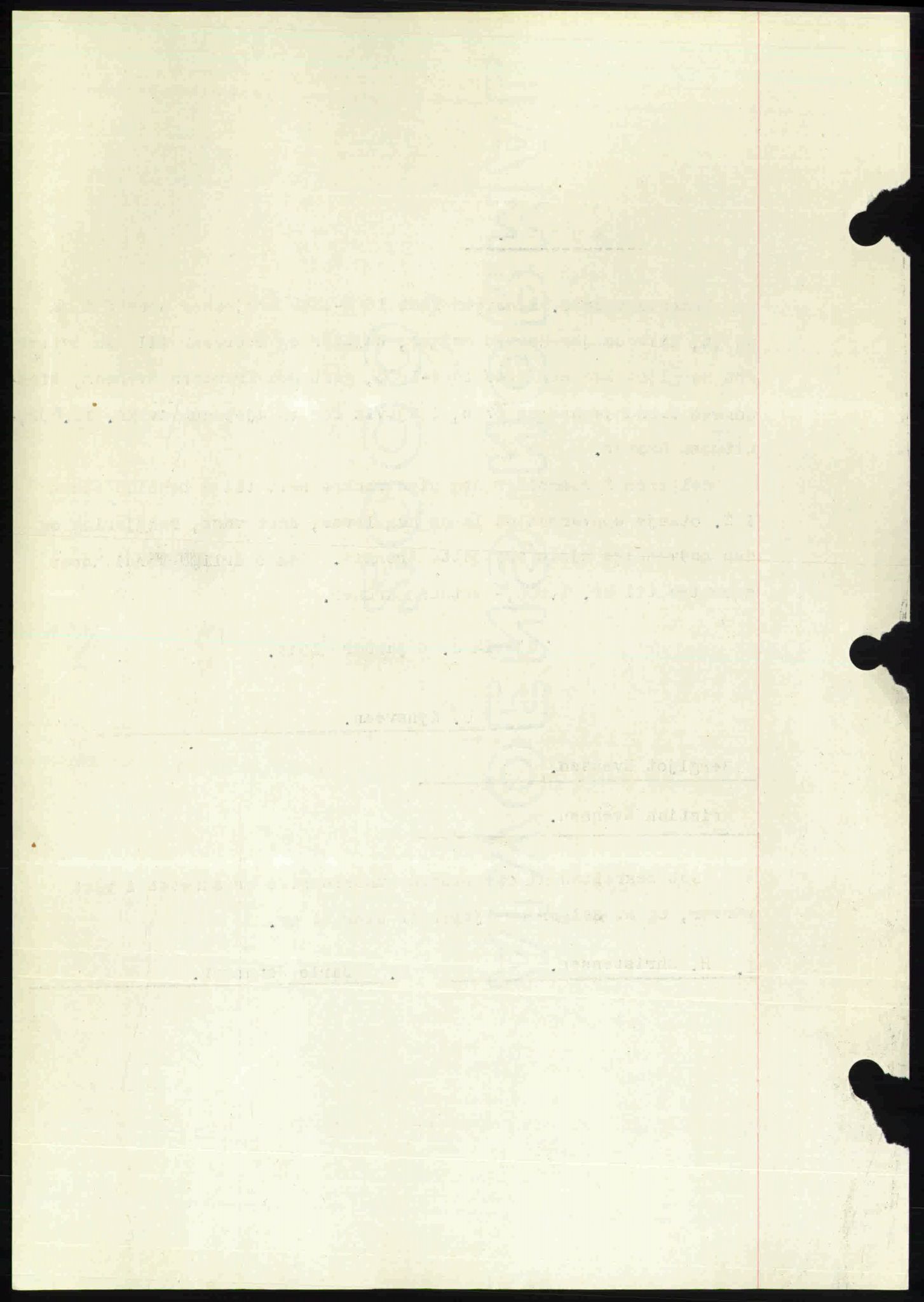 Toten tingrett, SAH/TING-006/H/Hb/Hbc/L0013: Mortgage book no. Hbc-13, 1945-1945, Diary no: : 20/1945