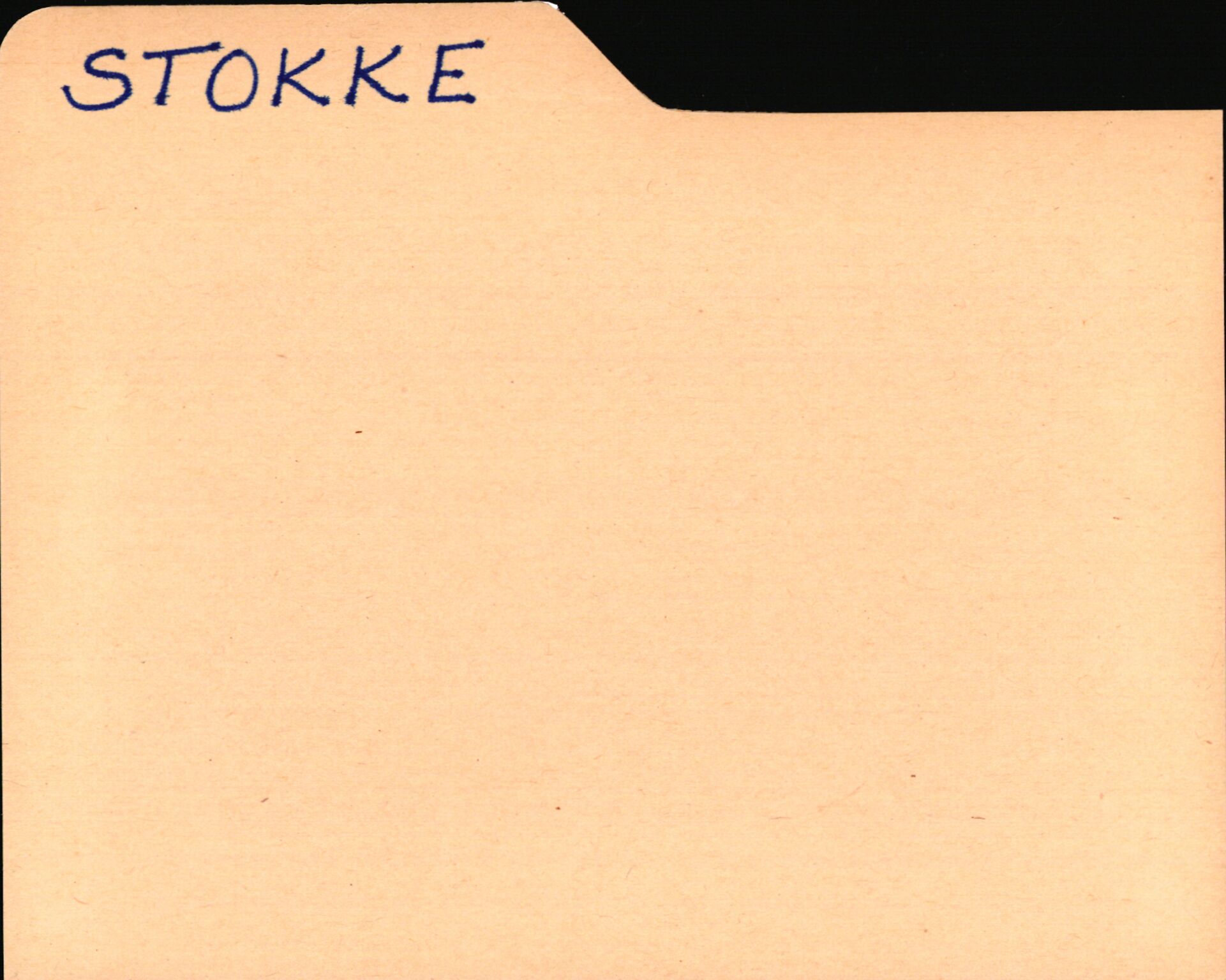 Statsarkivet i Kongsberg, AV/SAKO-A-0001/E/Ed/L0002/0014: Registerkort til avskrifter for eiendommer i Vestfold / Eiendommer i Stokke kommune, 1600-1950, p. 1