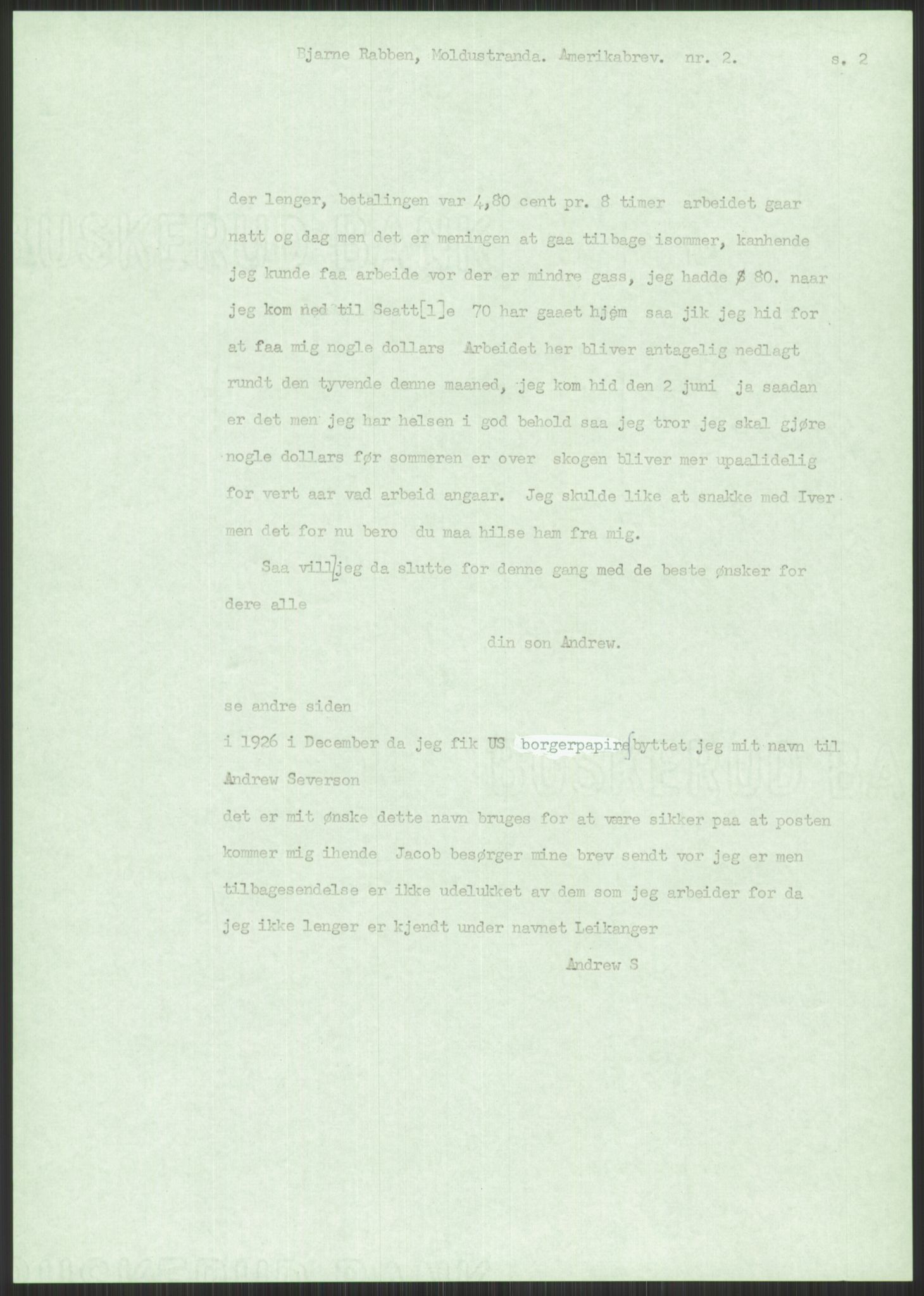 Samlinger til kildeutgivelse, Amerikabrevene, AV/RA-EA-4057/F/L0033: Innlån fra Sogn og Fjordane. Innlån fra Møre og Romsdal, 1838-1914, p. 537