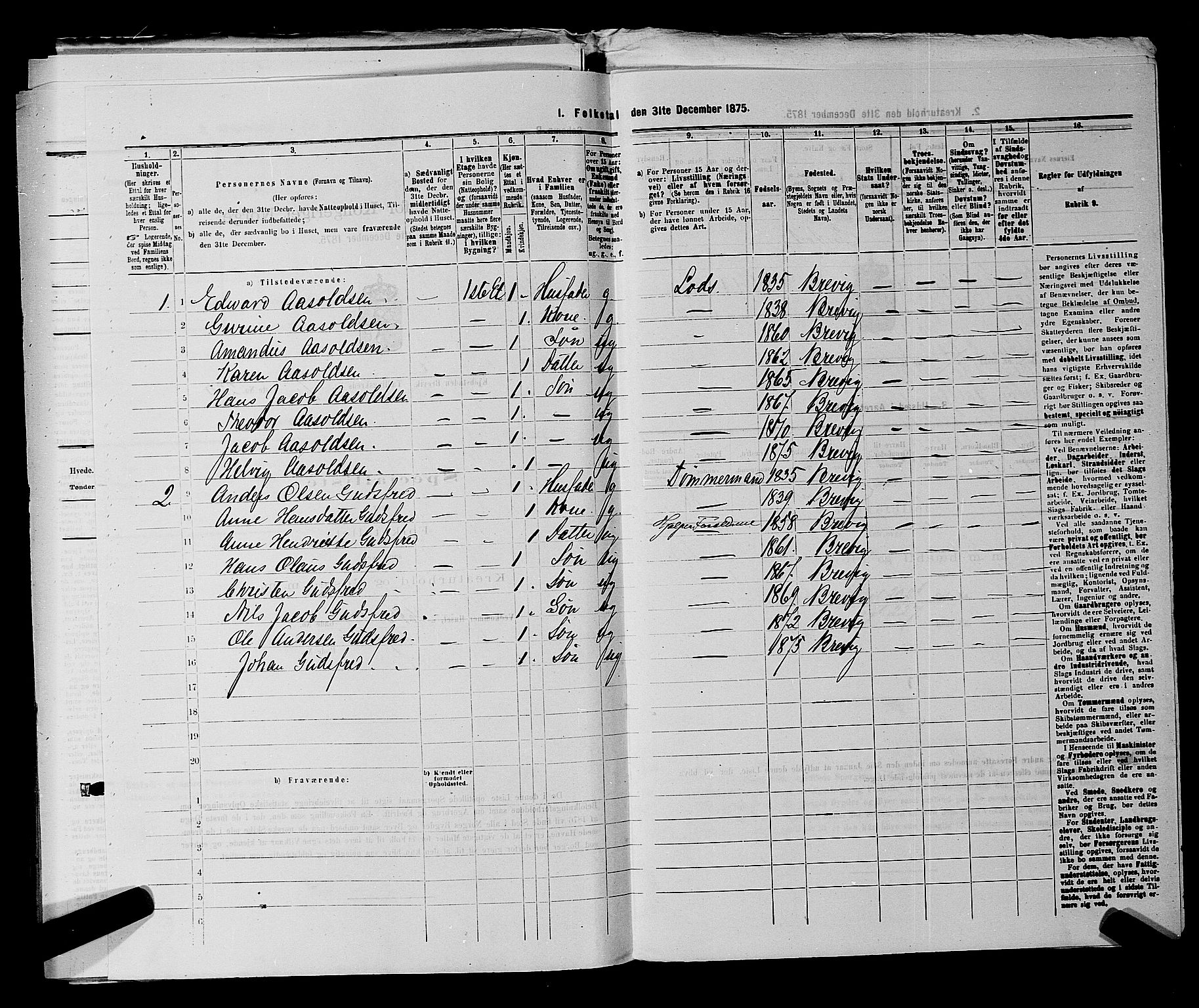 SAKO, 1875 census for 0804P Brevik, 1875, p. 512