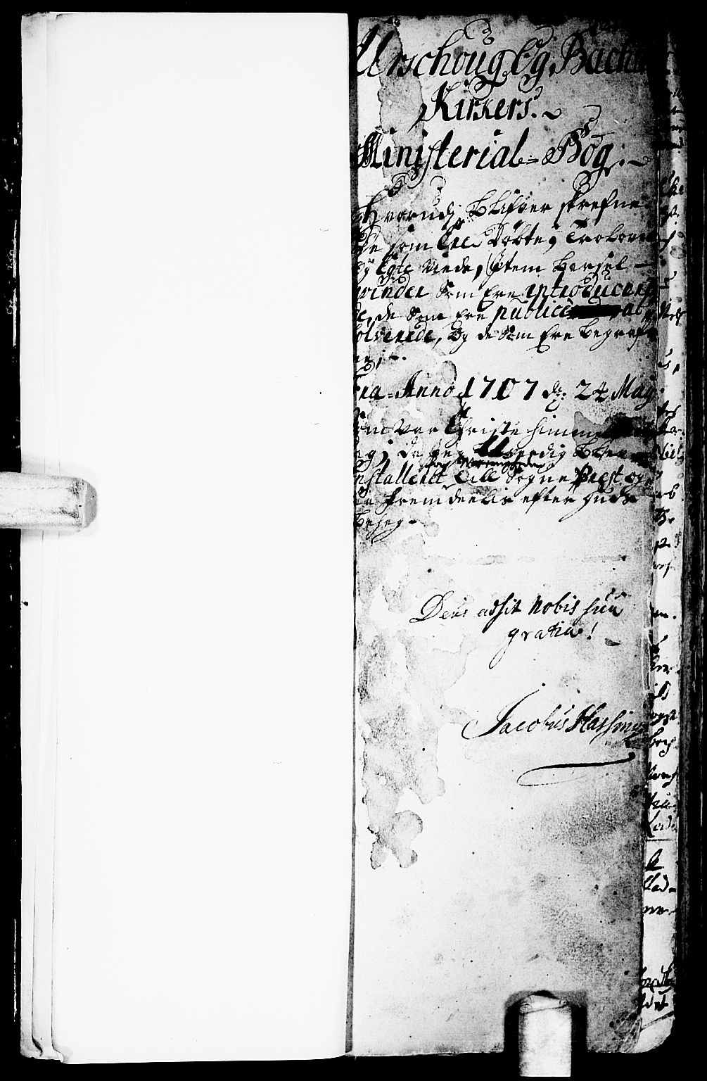Aurskog prestekontor Kirkebøker, AV/SAO-A-10304a/F/Fa/L0001: Parish register (official) no. I 1, 1707-1735