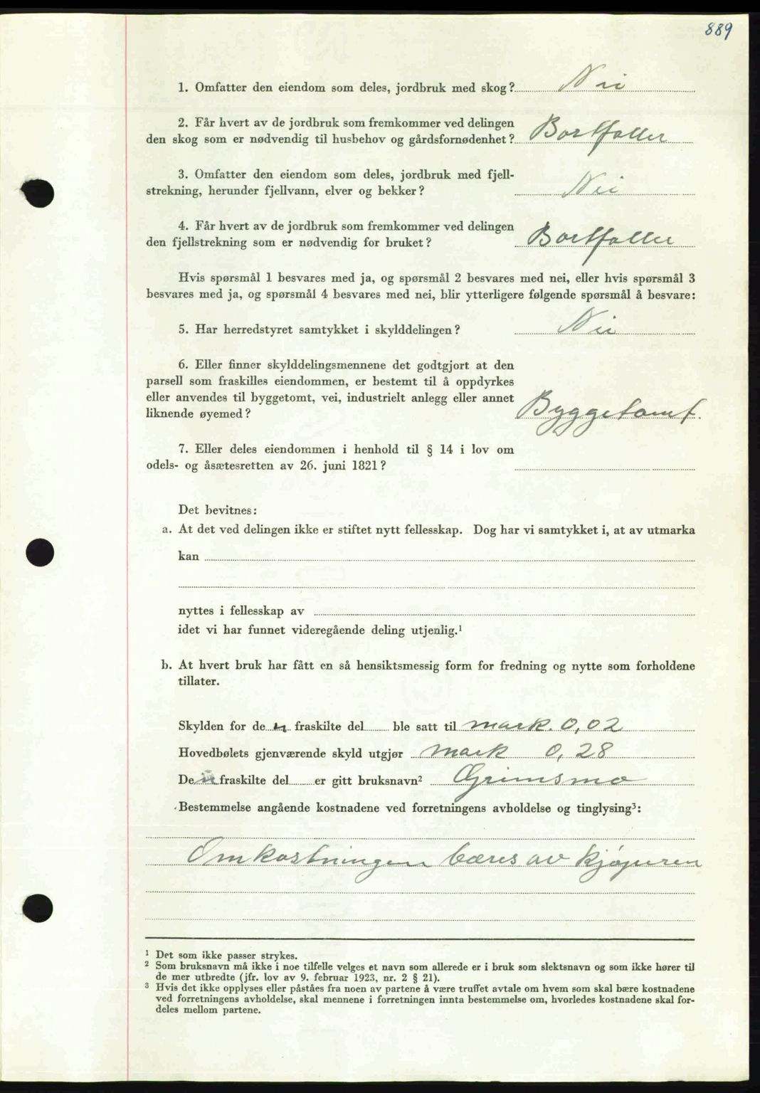 Nordmøre sorenskriveri, AV/SAT-A-4132/1/2/2Ca: Mortgage book no. A116, 1950-1950, Diary no: : 3052/1949