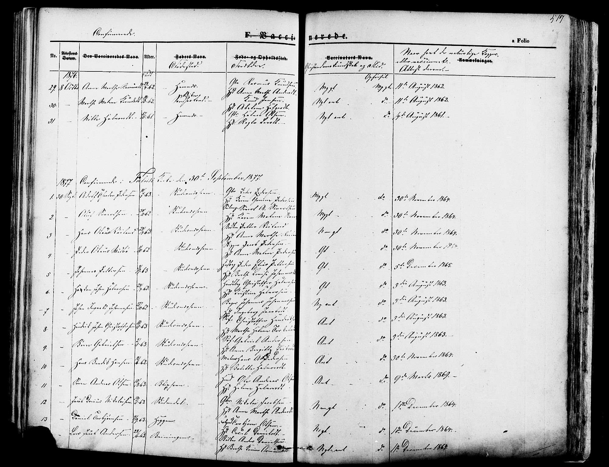 Skudenes sokneprestkontor, SAST/A -101849/H/Ha/Haa/L0006: Parish register (official) no. A 4, 1864-1881, p. 517