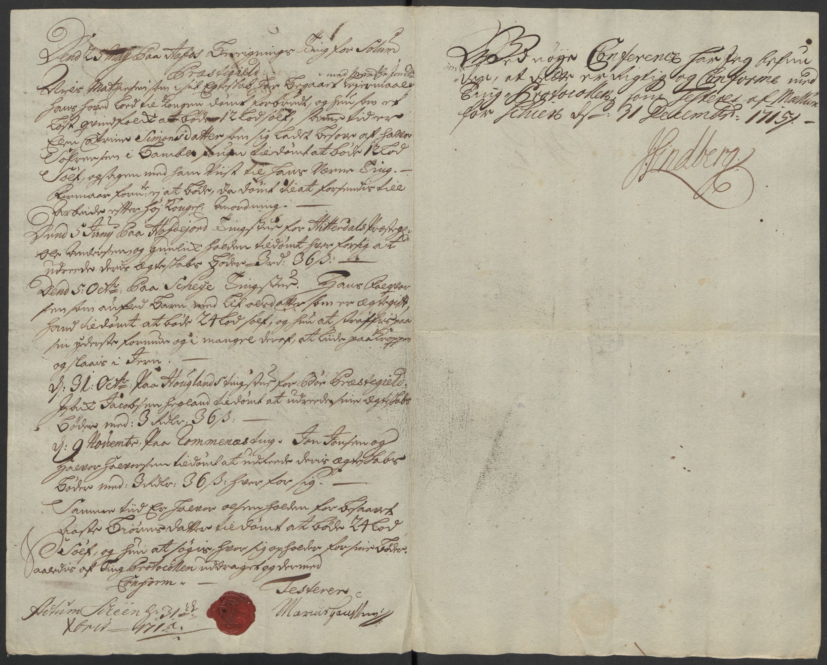 Rentekammeret inntil 1814, Reviderte regnskaper, Fogderegnskap, AV/RA-EA-4092/R36/L2127: Fogderegnskap Øvre og Nedre Telemark og Bamble, 1715, p. 228