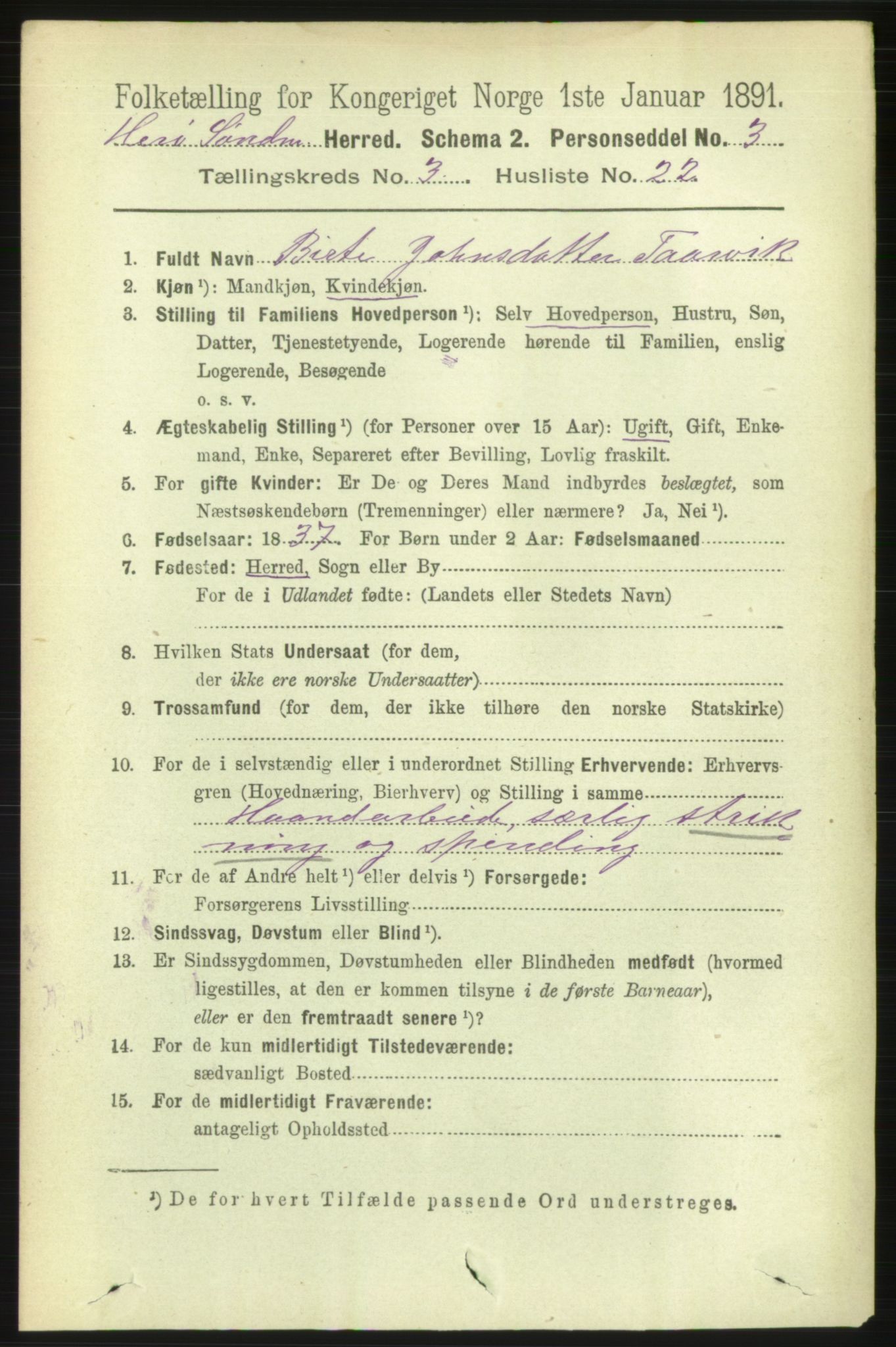 RA, 1891 census for 1515 Herøy, 1891, p. 1172