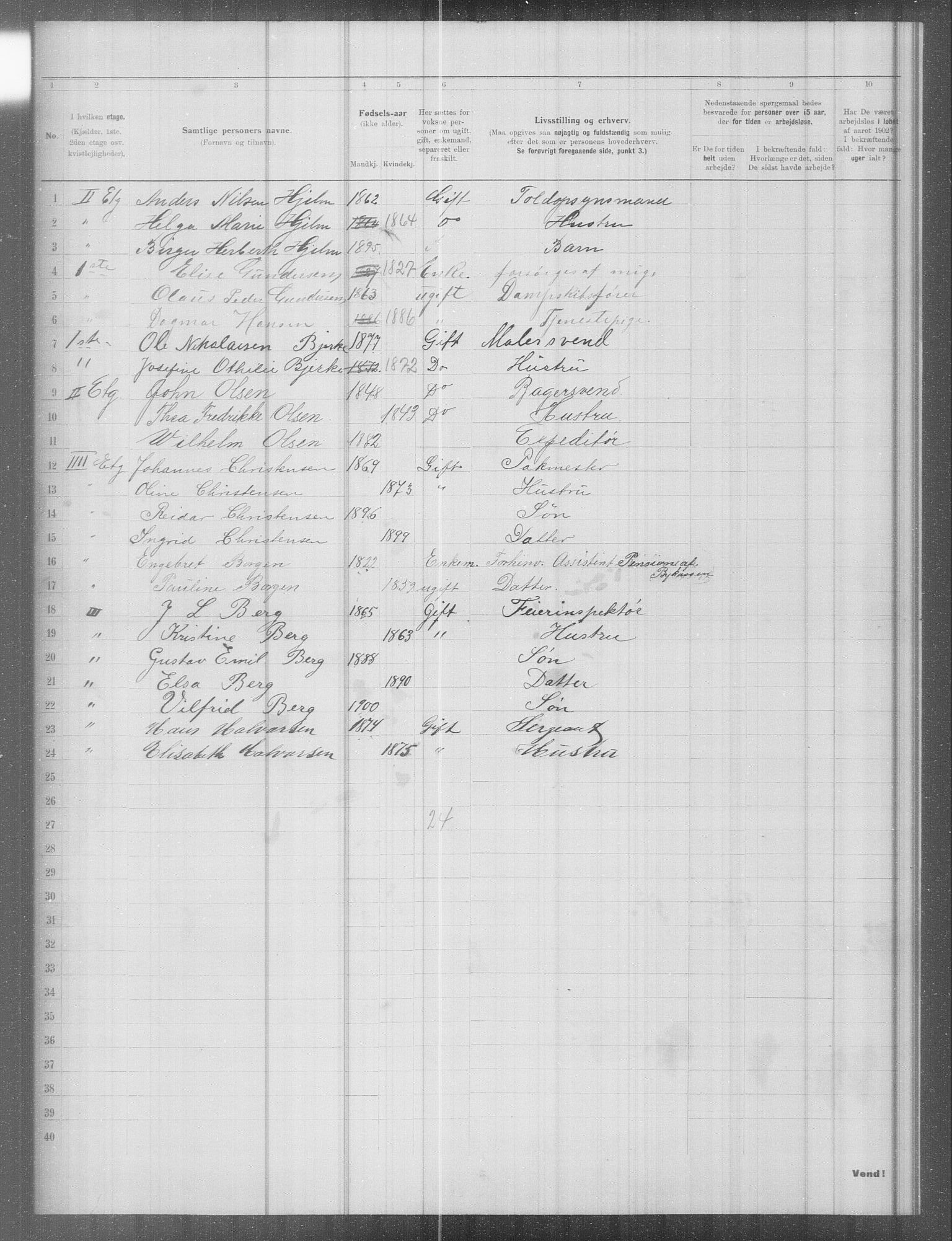 OBA, Municipal Census 1902 for Kristiania, 1902, p. 9810