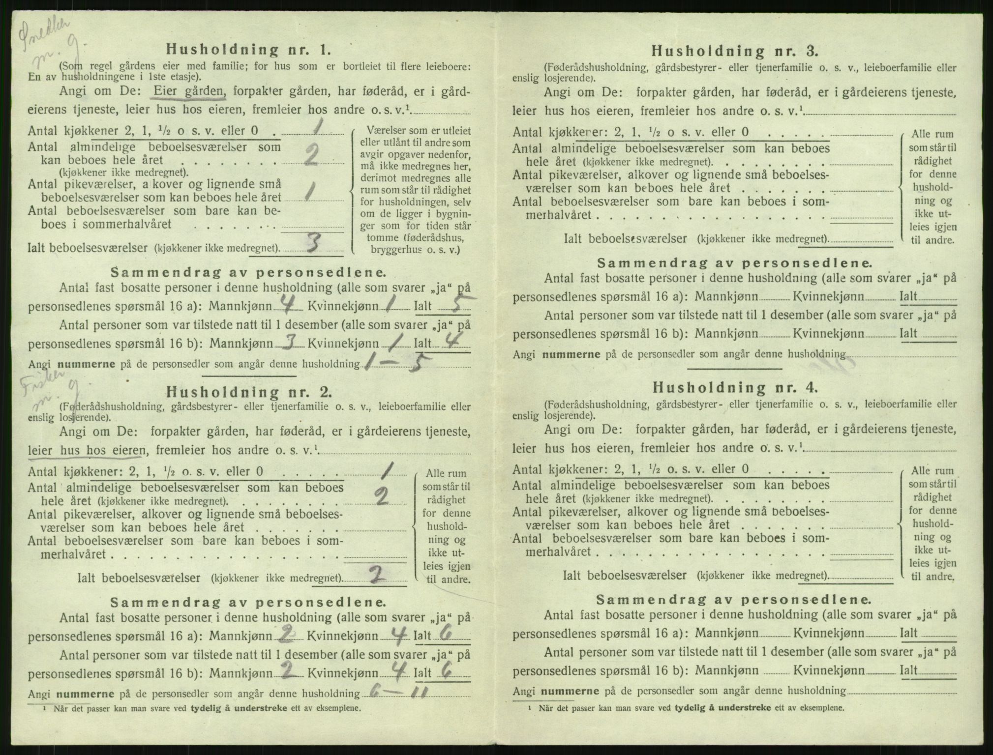 SAT, 1920 census for Haram, 1920, p. 222