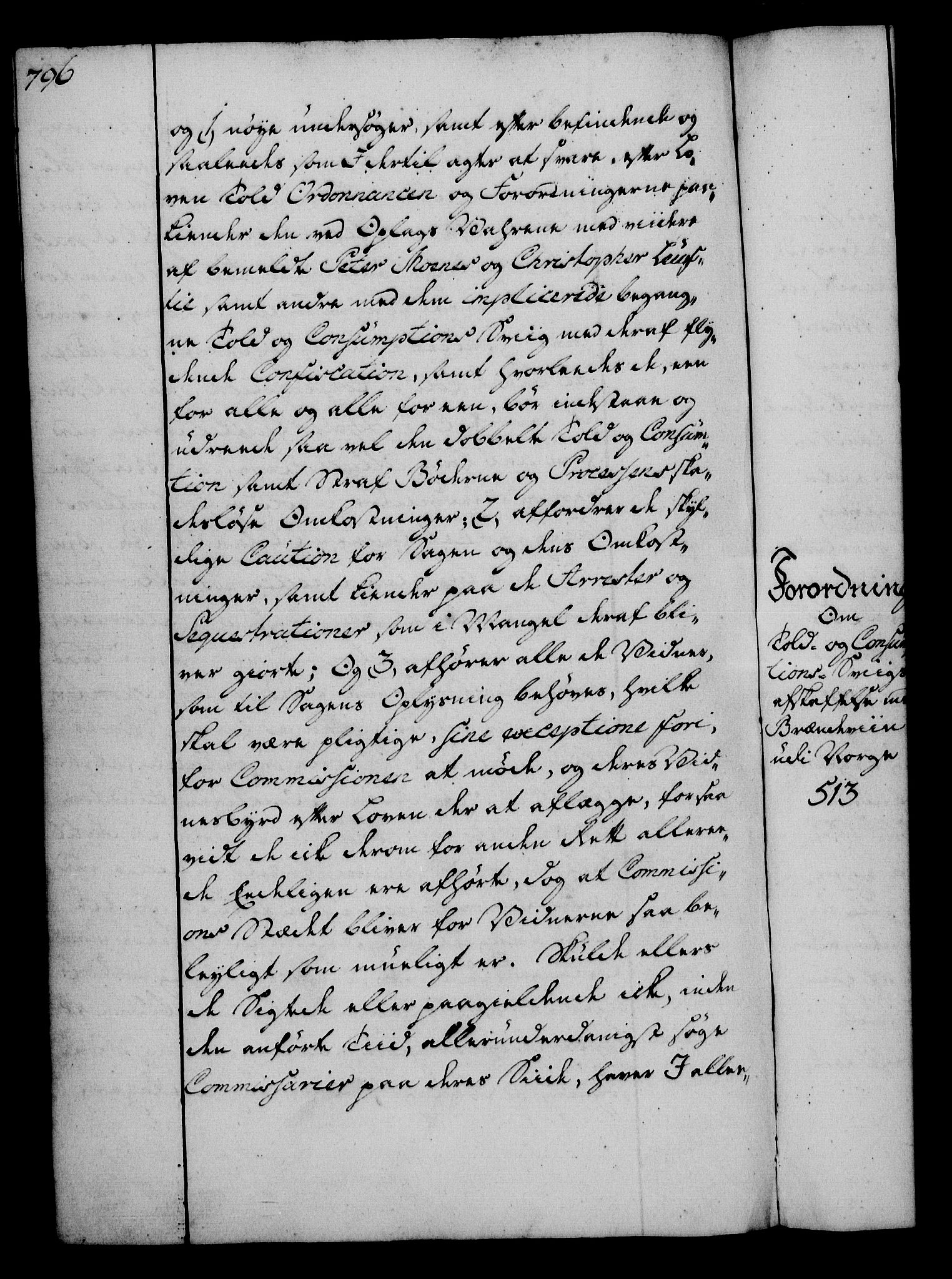 Rentekammeret, Kammerkanselliet, RA/EA-3111/G/Gg/Gga/L0006: Norsk ekspedisjonsprotokoll med register (merket RK 53.6), 1749-1759, p. 796