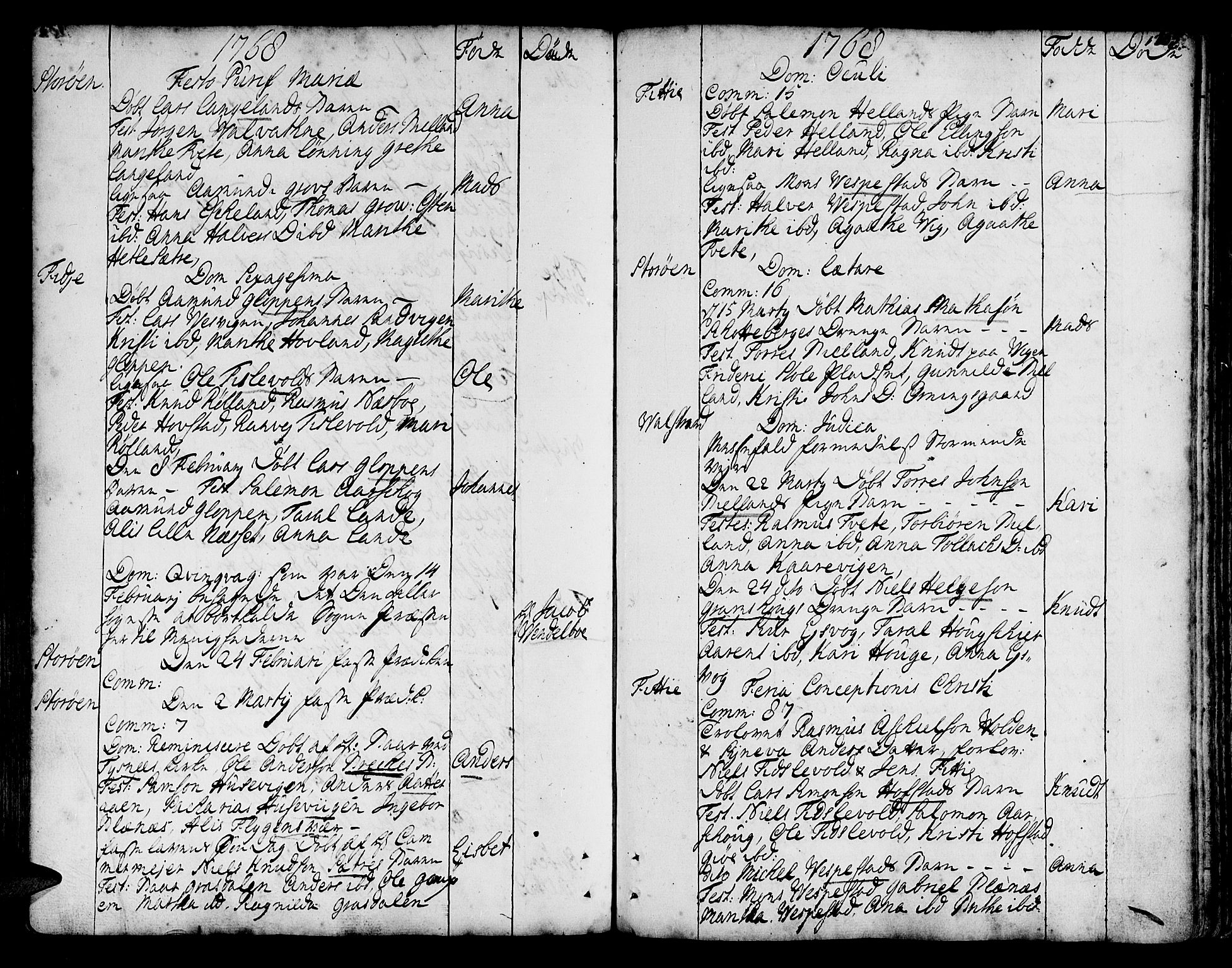 Stord sokneprestembete, AV/SAB-A-78201/H/Haa: Parish register (official) no. A 2, 1744-1777, p. 165