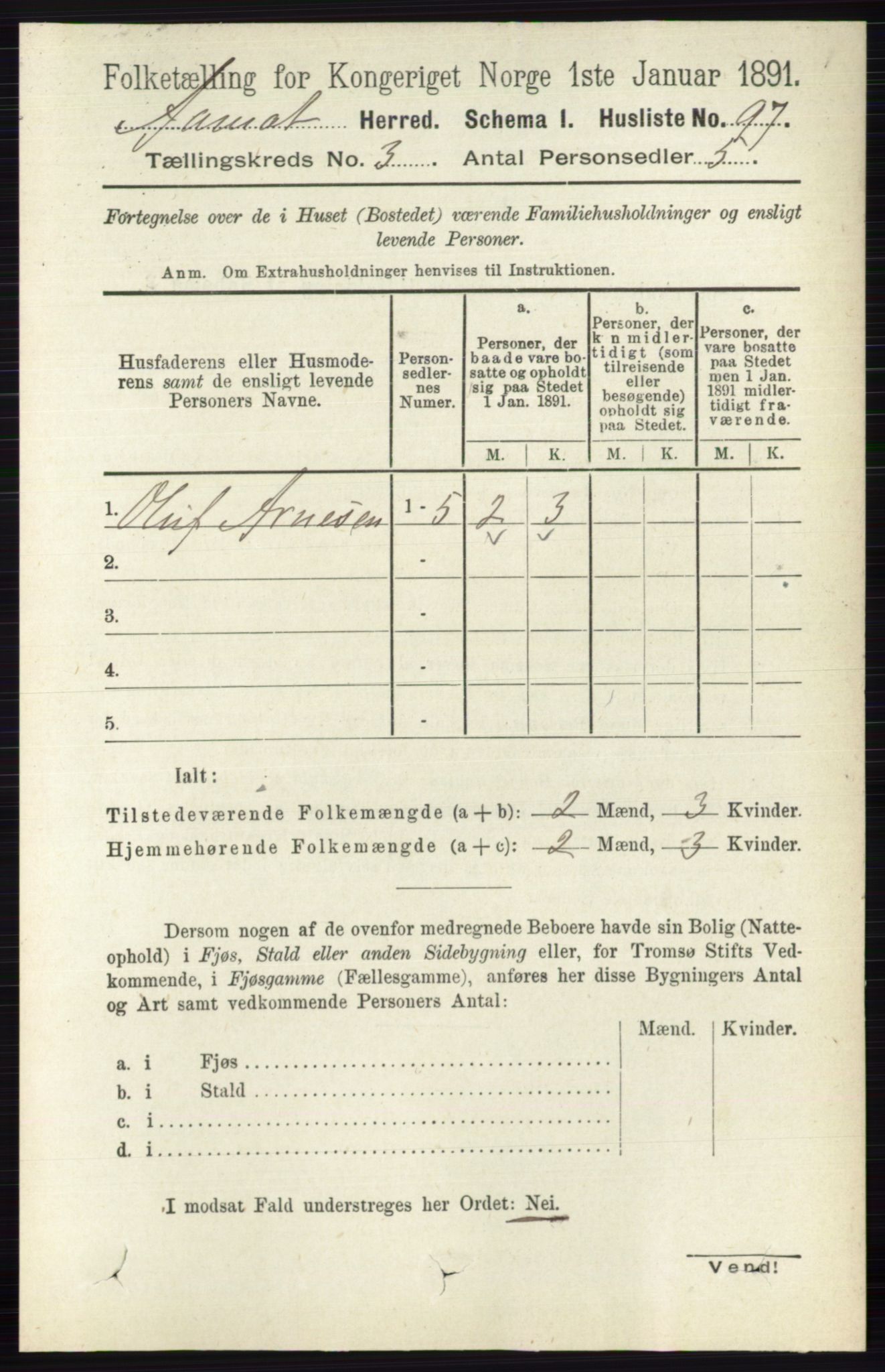 RA, 1891 census for 0429 Åmot, 1891, p. 1482