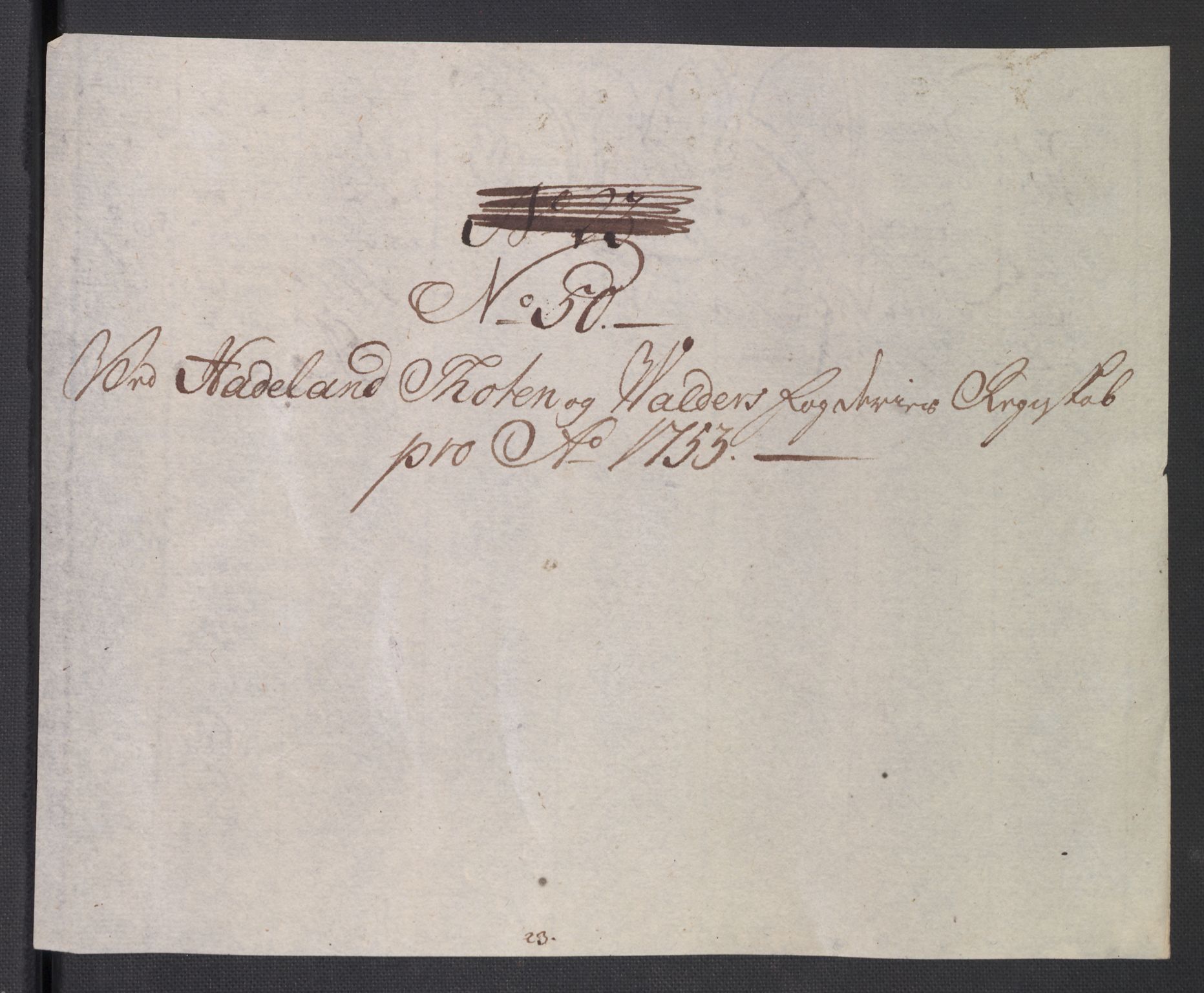 Rentekammeret inntil 1814, Reviderte regnskaper, Fogderegnskap, RA/EA-4092/R18/L1349: Fogderegnskap Hadeland, Toten og Valdres, 1752-1753, p. 547