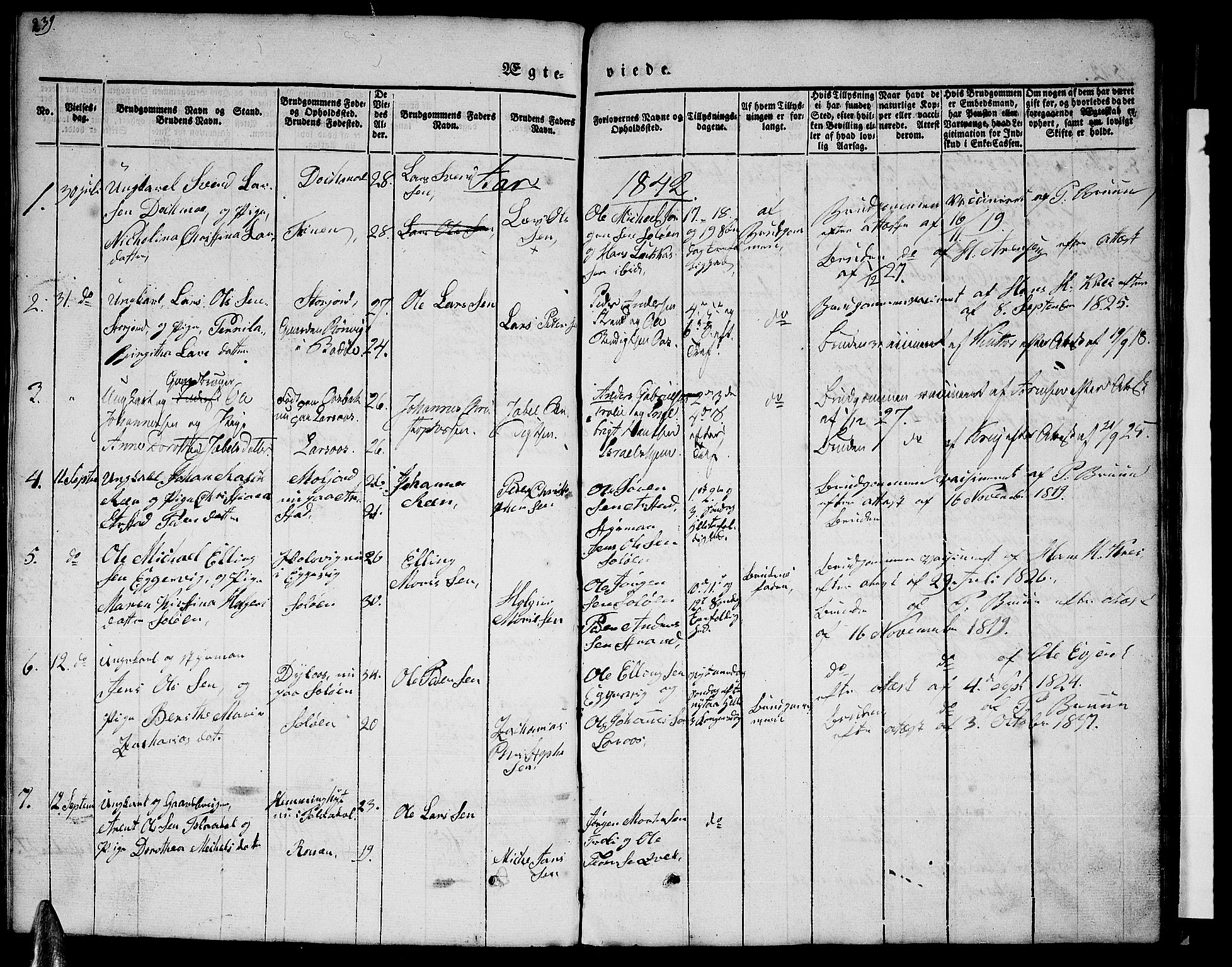 Ministerialprotokoller, klokkerbøker og fødselsregistre - Nordland, AV/SAT-A-1459/846/L0652: Parish register (copy) no. 846C02, 1841-1871, p. 239