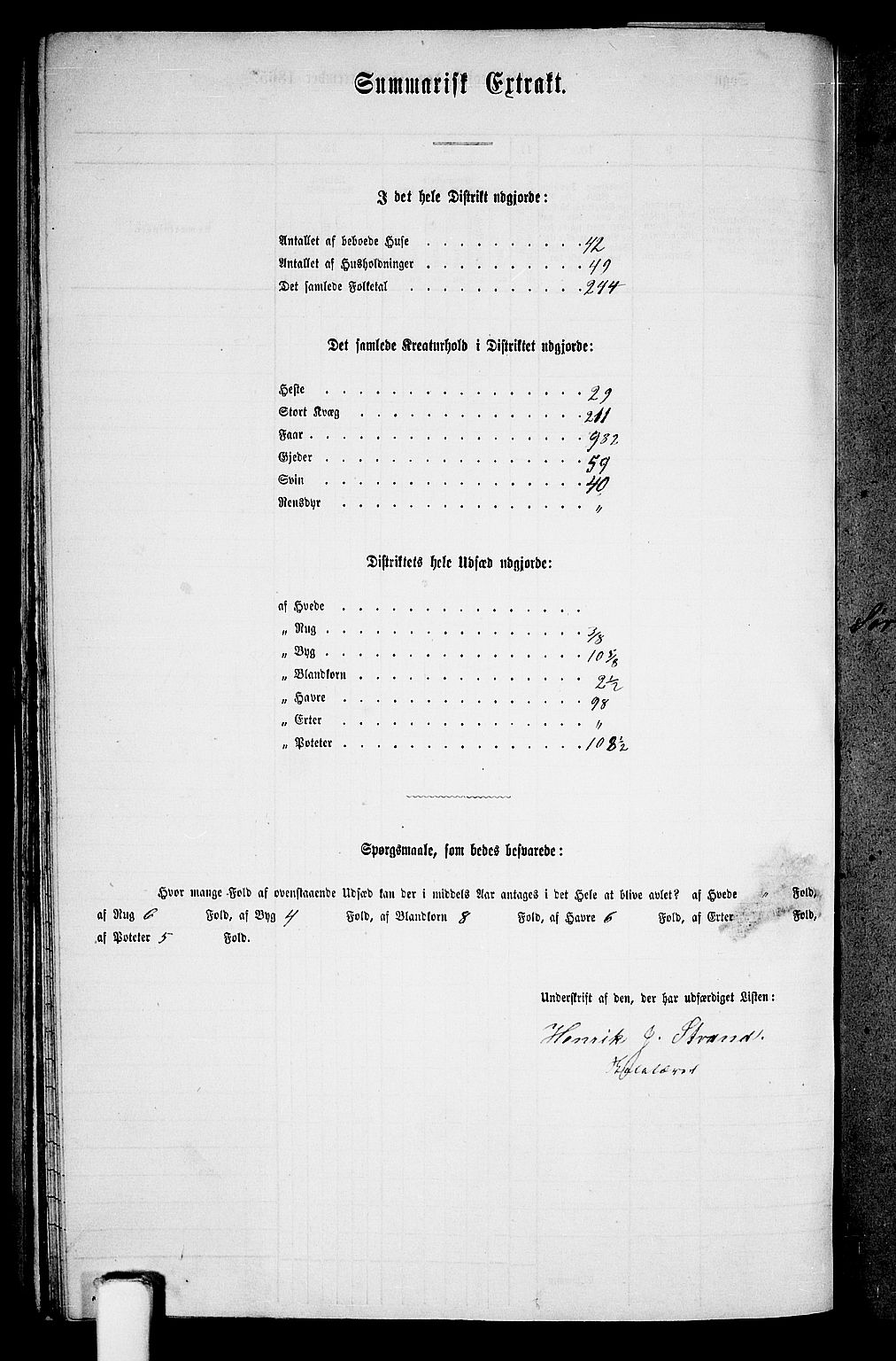 RA, 1865 census for Strand, 1865, p. 66