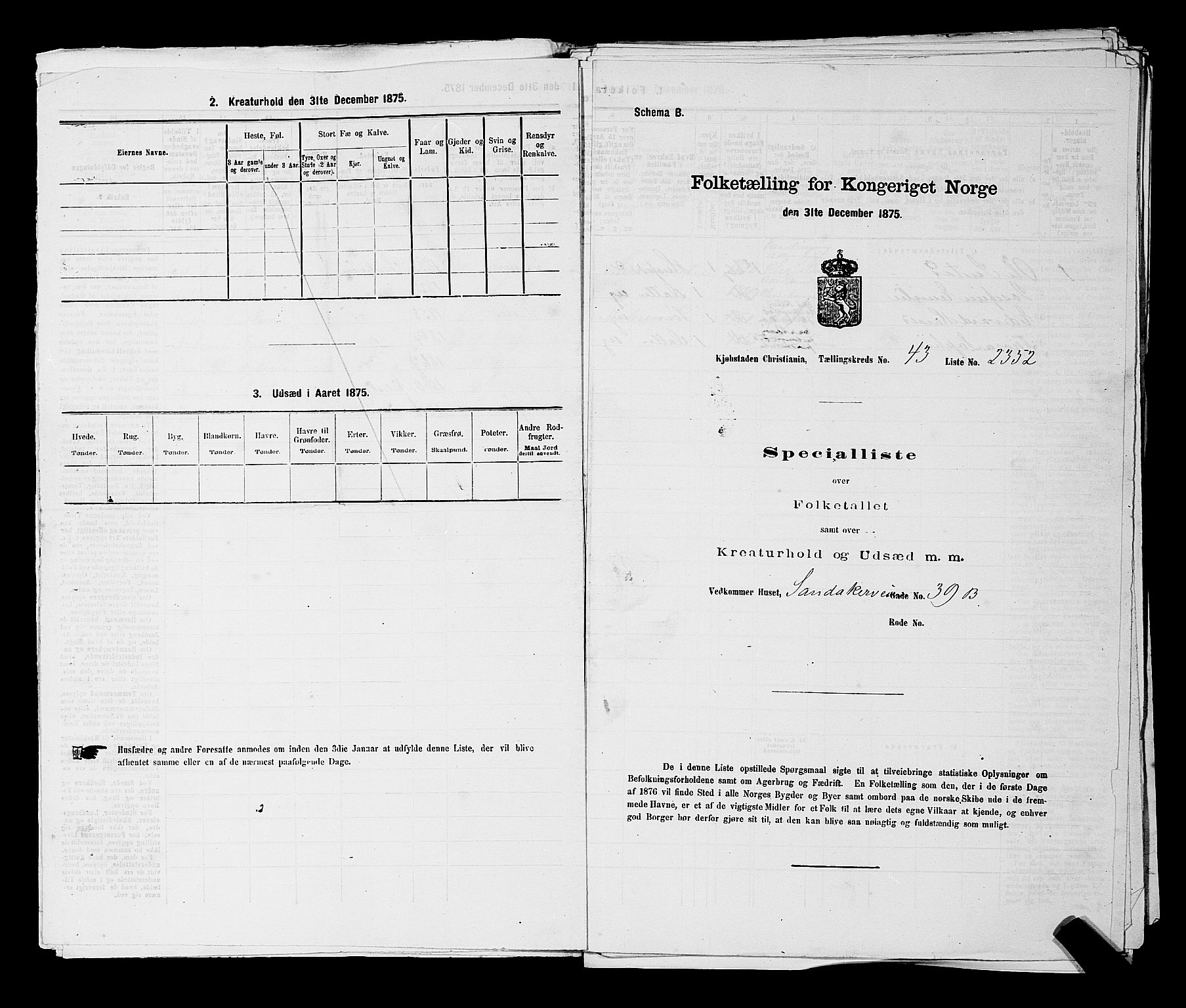 RA, 1875 census for 0301 Kristiania, 1875, p. 6624