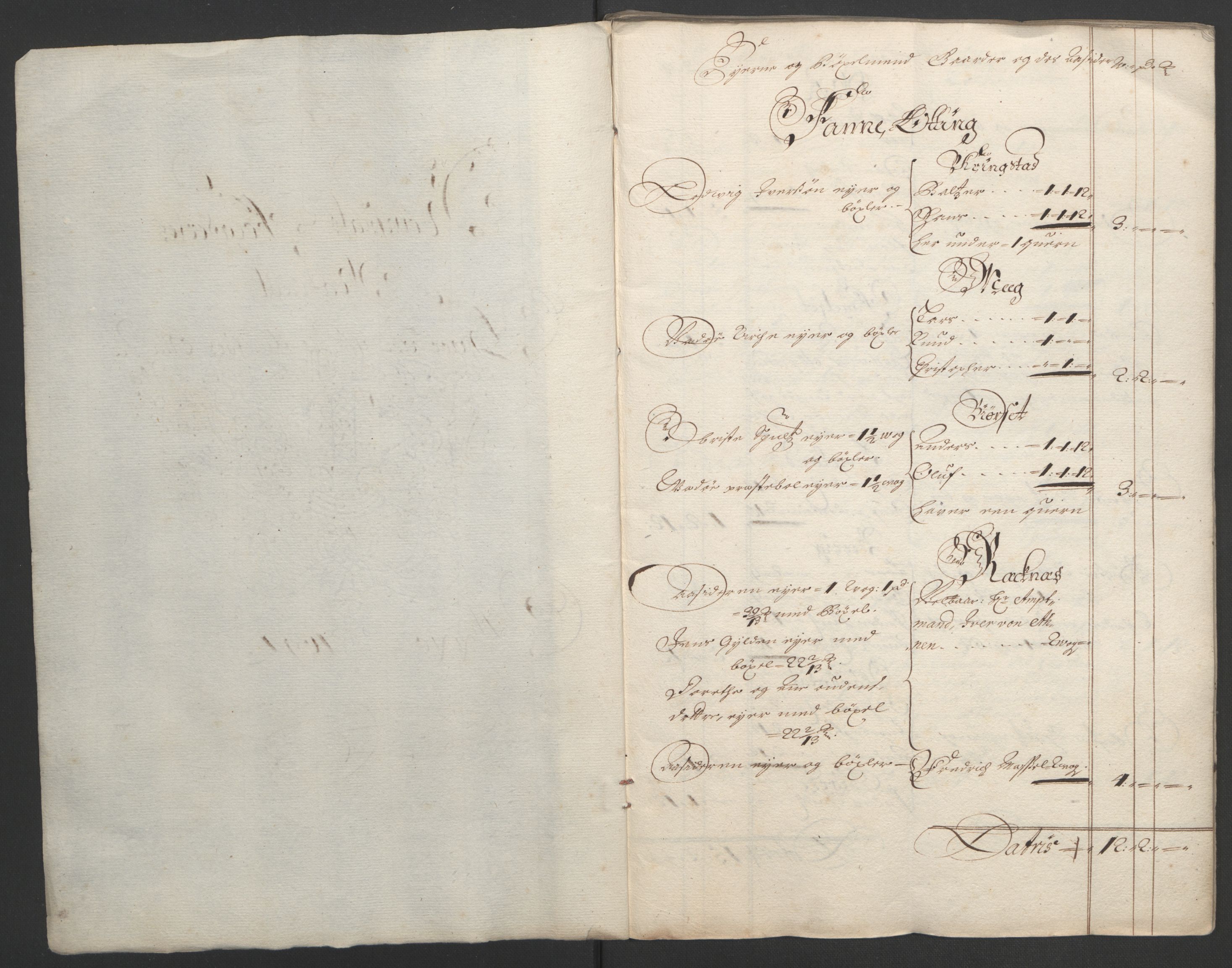 Rentekammeret inntil 1814, Reviderte regnskaper, Fogderegnskap, RA/EA-4092/R55/L3651: Fogderegnskap Romsdal, 1693-1694, p. 173