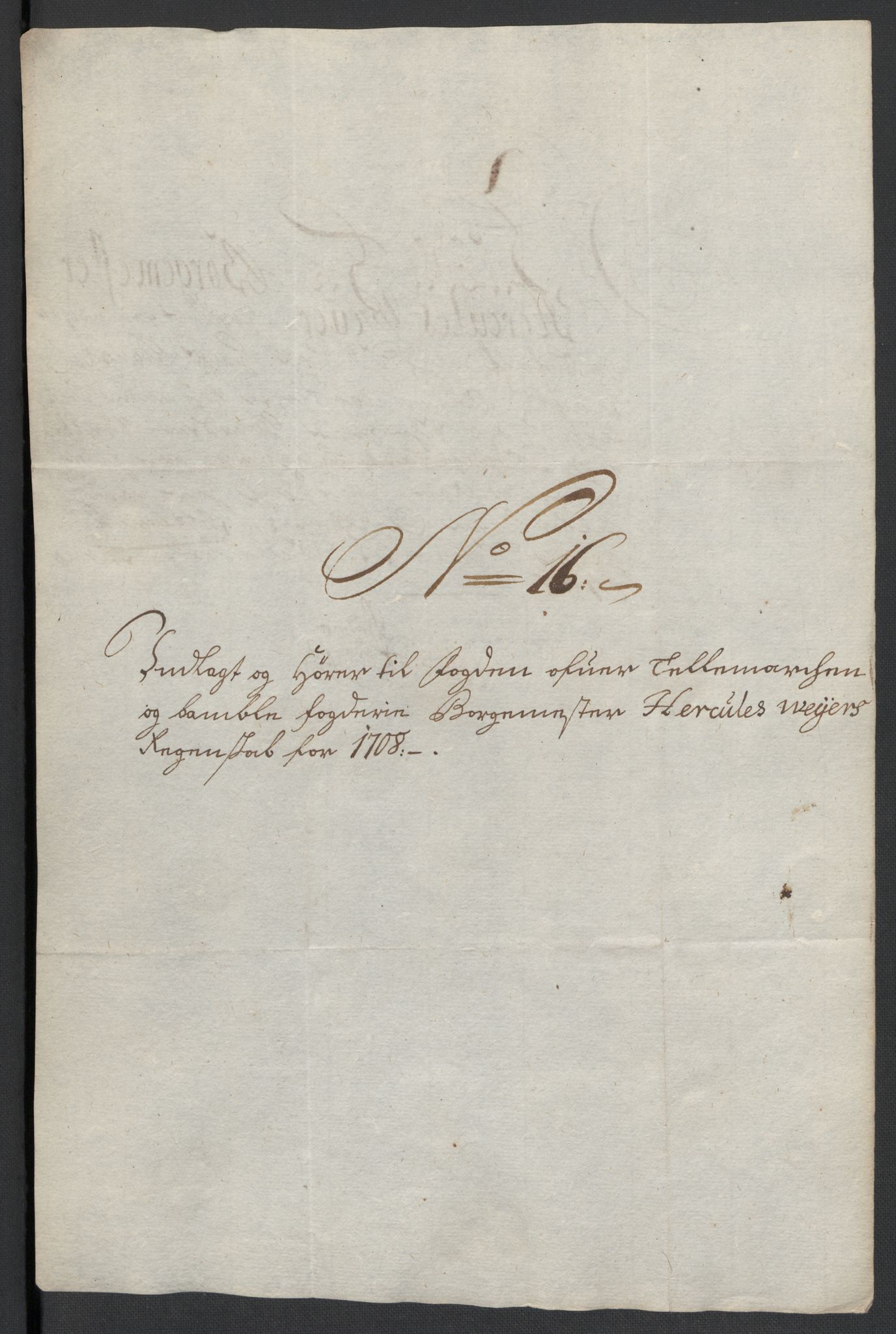 Rentekammeret inntil 1814, Reviderte regnskaper, Fogderegnskap, AV/RA-EA-4092/R36/L2118: Fogderegnskap Øvre og Nedre Telemark og Bamble, 1708-1709, p. 123