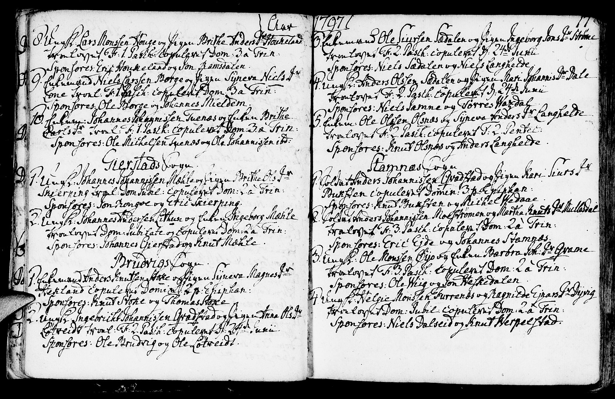 Haus sokneprestembete, SAB/A-75601/H/Haa: Parish register (official) no. A 11, 1796-1816, p. 17