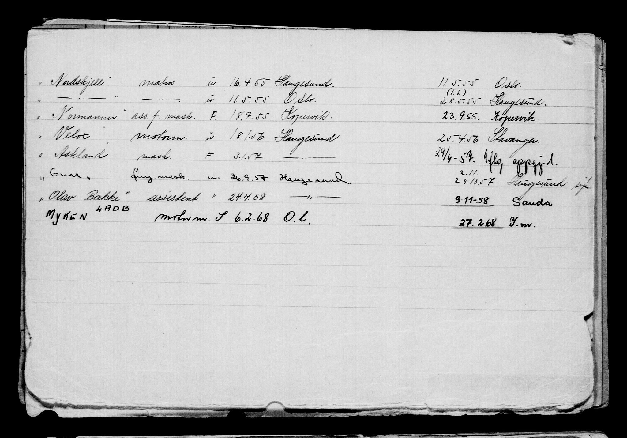 Direktoratet for sjømenn, AV/RA-S-3545/G/Gb/L0216: Hovedkort, 1923, p. 20