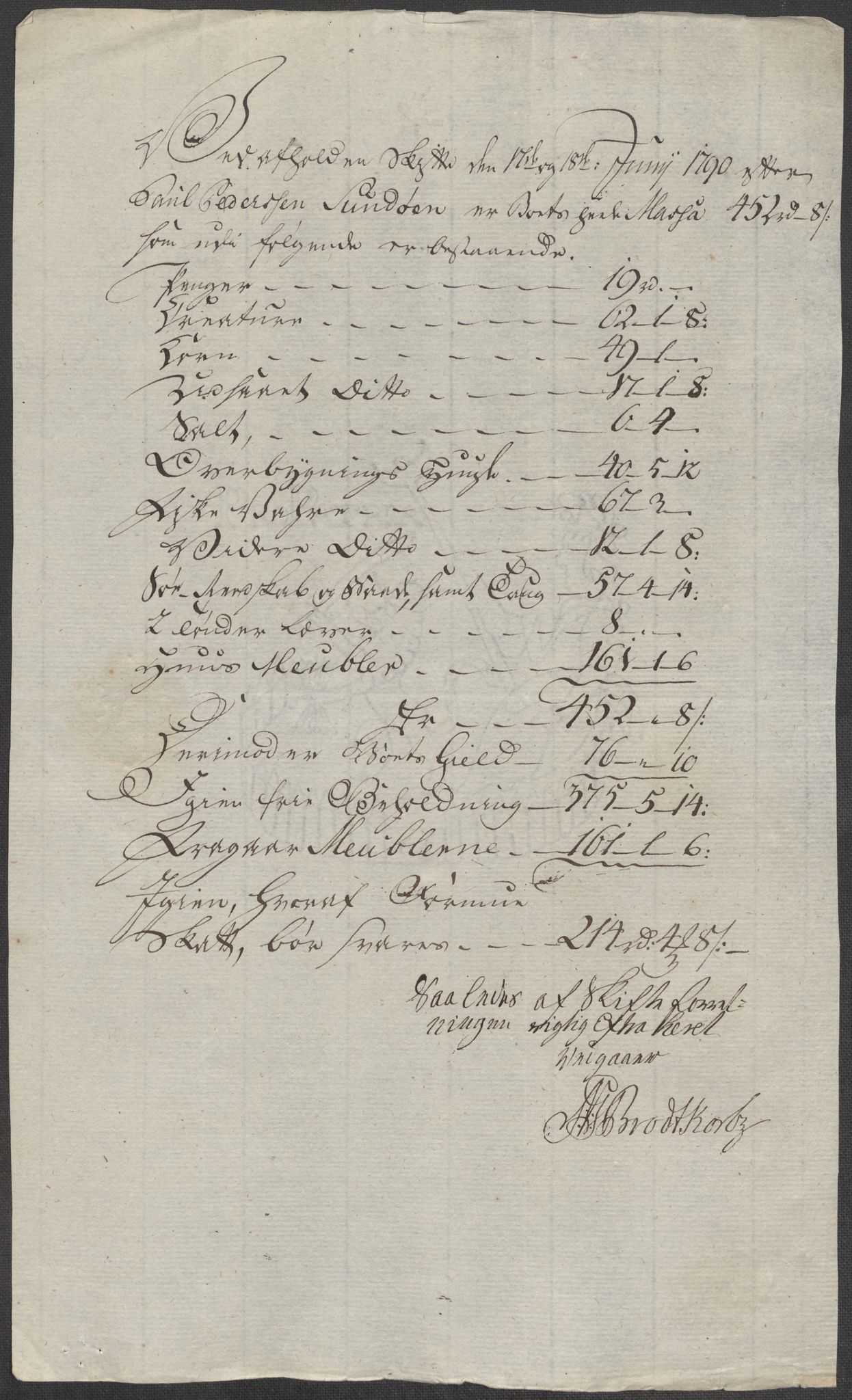 Rentekammeret inntil 1814, Reviderte regnskaper, Mindre regnskaper, AV/RA-EA-4068/Rf/Rfe/L0014: Helgeland fogderi, 1789, p. 20