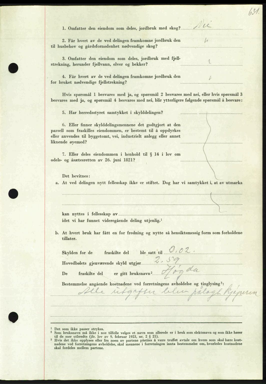 Nordmøre sorenskriveri, AV/SAT-A-4132/1/2/2Ca: Mortgage book no. A102, 1946-1946, Diary no: : 1843/1946