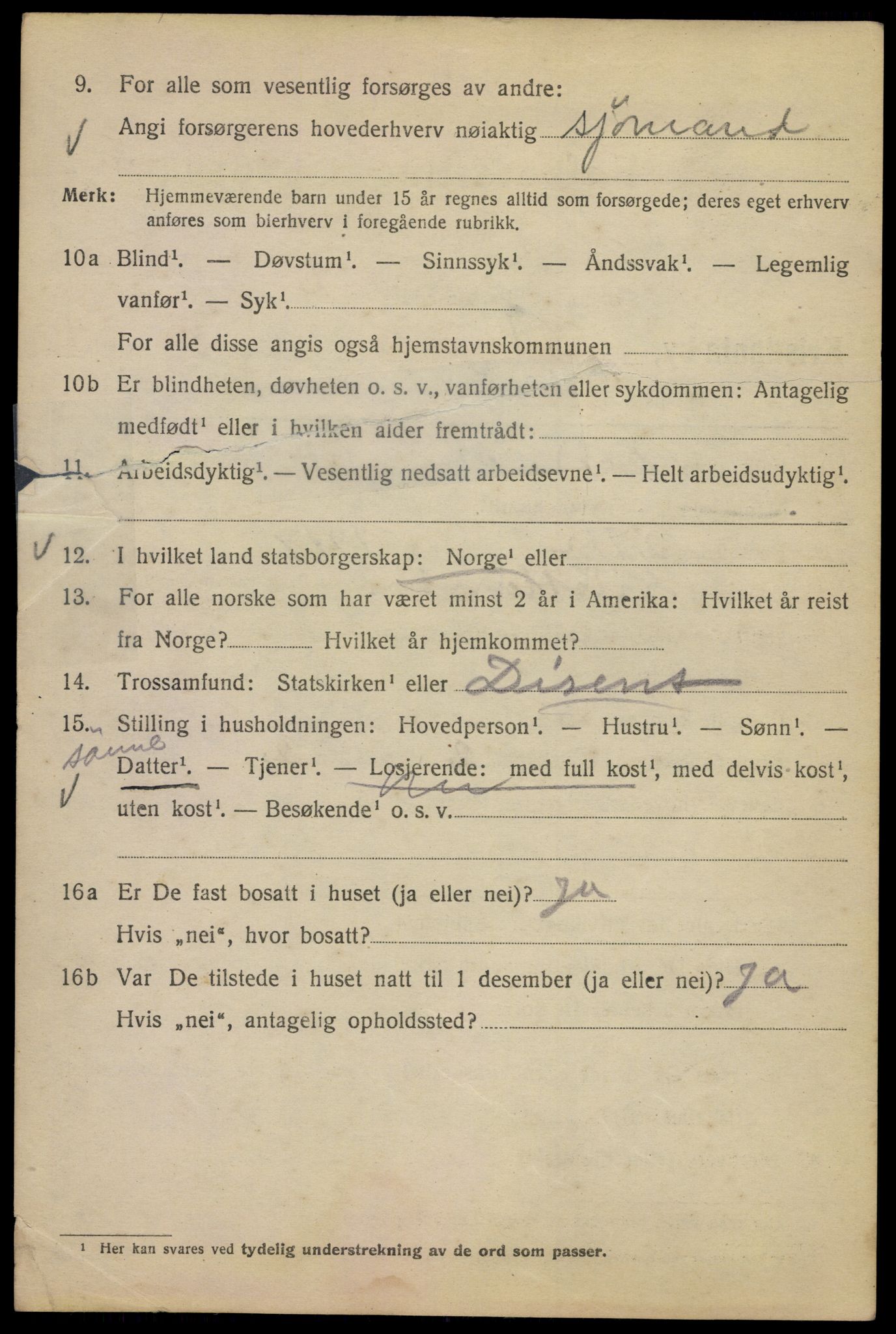 SAO, 1920 census for Kristiania, 1920, p. 337198