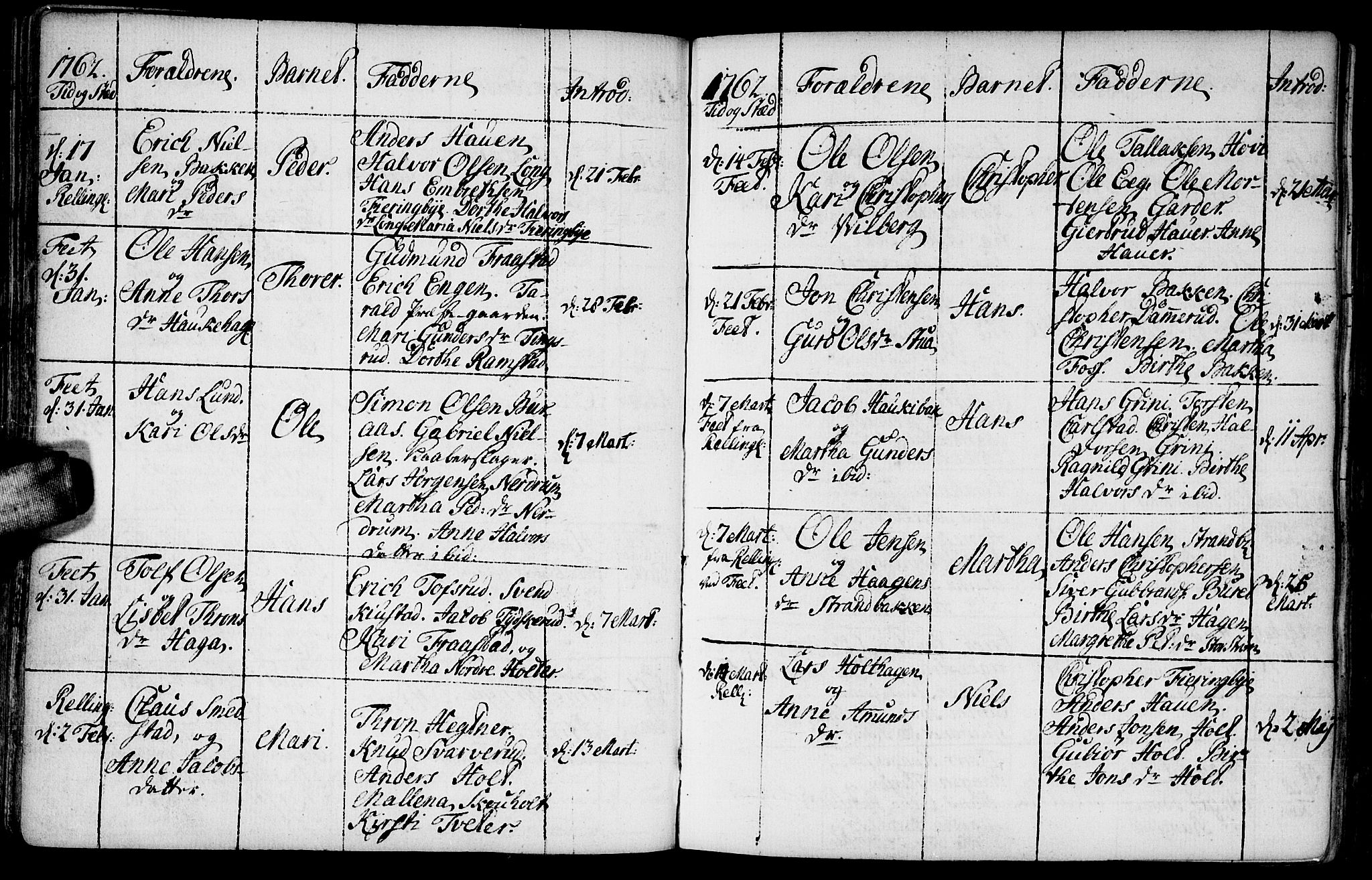 Fet prestekontor Kirkebøker, AV/SAO-A-10370a/F/Fa/L0004: Parish register (official) no. I 4, 1751-1773, p. 67