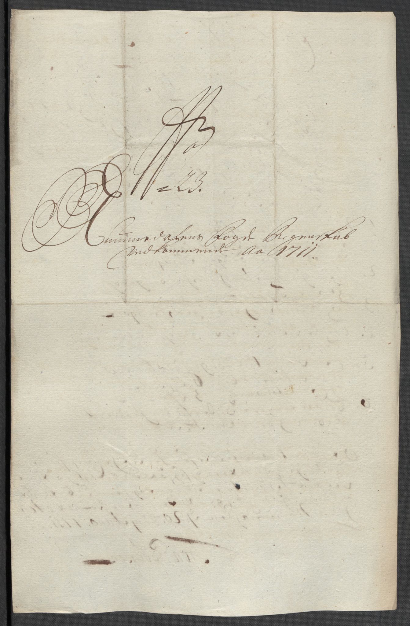 Rentekammeret inntil 1814, Reviderte regnskaper, Fogderegnskap, AV/RA-EA-4092/R64/L4432: Fogderegnskap Namdal, 1711, p. 380