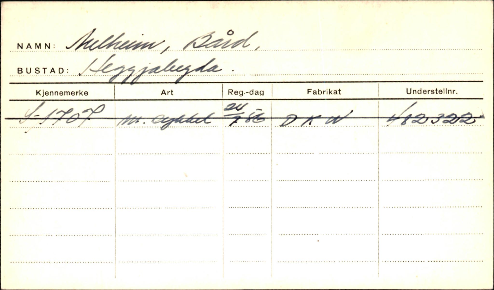 Statens vegvesen, Sogn og Fjordane vegkontor, AV/SAB-A-5301/4/F/L0001D: Eigarregister Fjordane til 1.6.1961, 1930-1961, p. 583