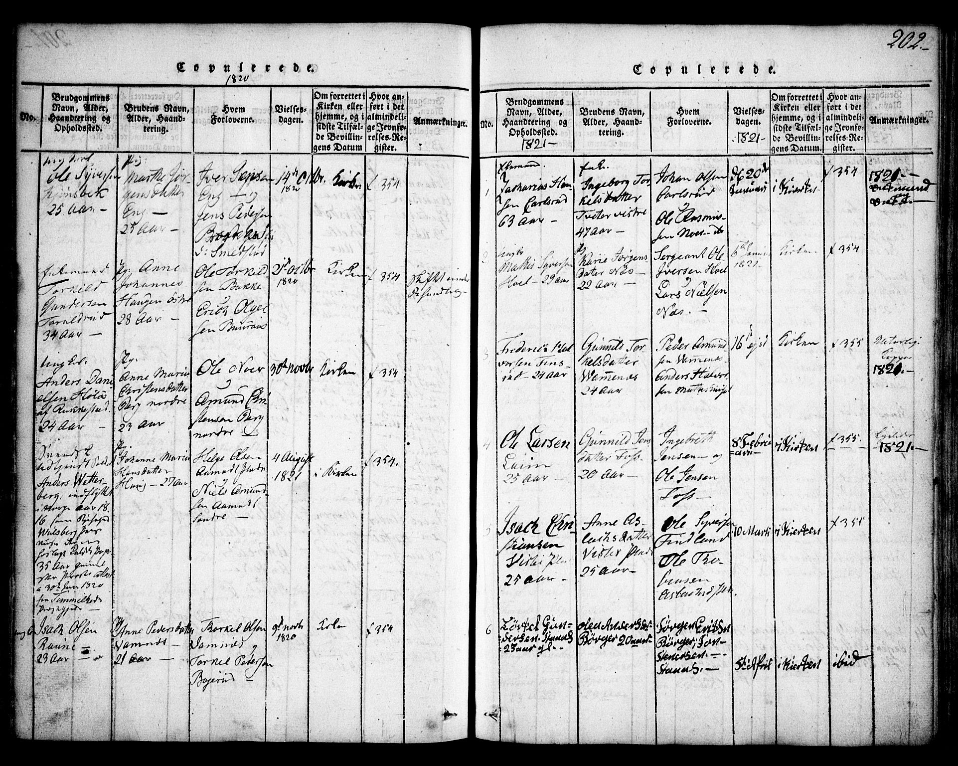 Skiptvet prestekontor Kirkebøker, AV/SAO-A-20009/F/Fa/L0005: Parish register (official) no. 5, 1814-1838, p. 202