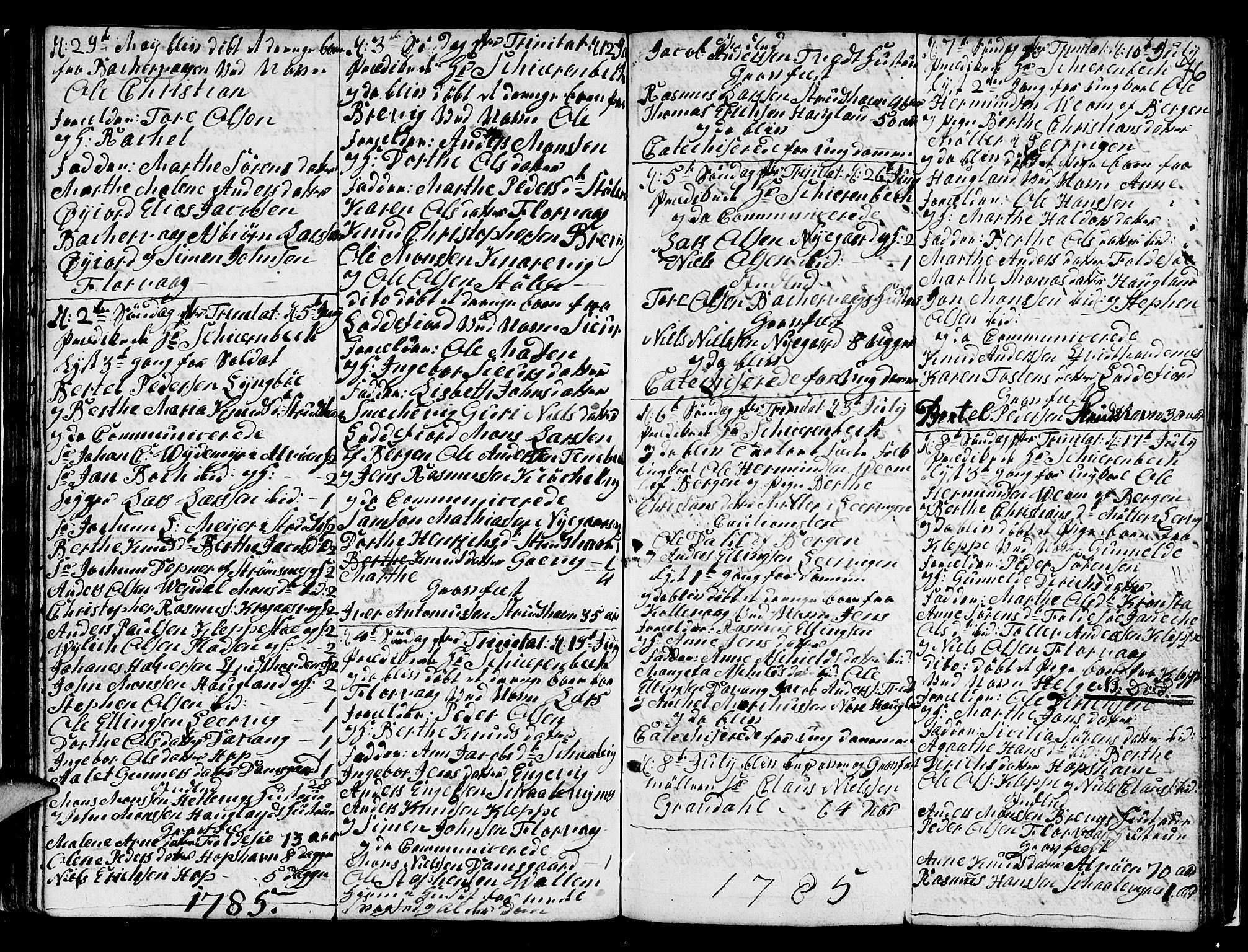 Askøy Sokneprestembete, SAB/A-74101/H/Ha/Hab/Haba/L0001: Parish register (copy) no. A 1, 1775-1792, p. 76