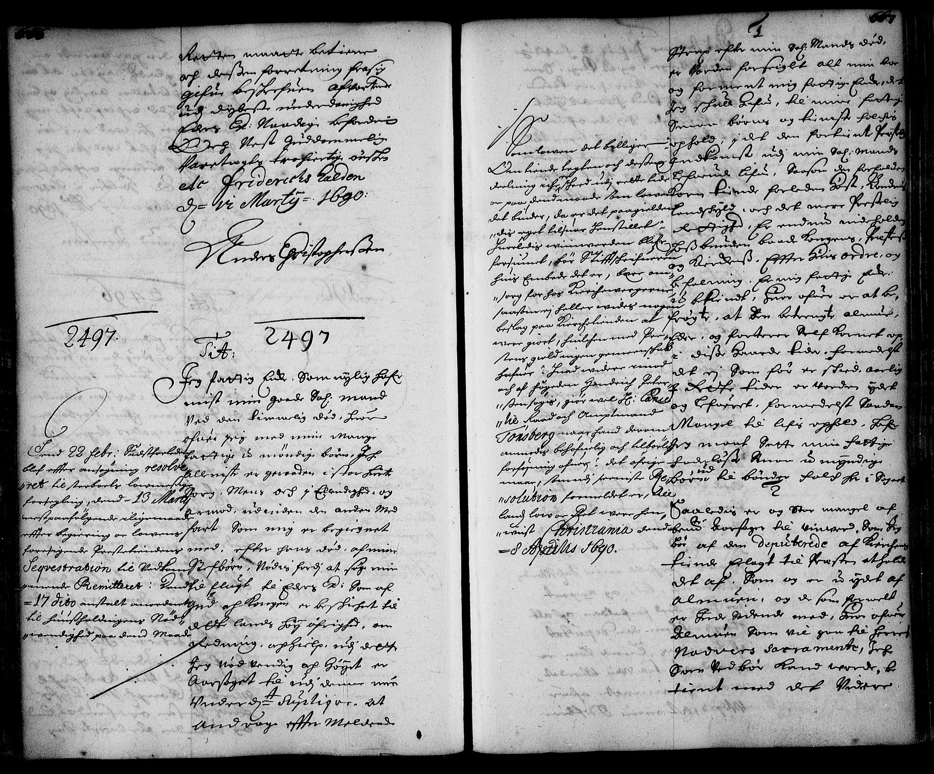 Stattholderembetet 1572-1771, AV/RA-EA-2870/Ae/L0007: Supplikasjons- og resolusjonsprotokoll, 1689-1691, p. 666-667