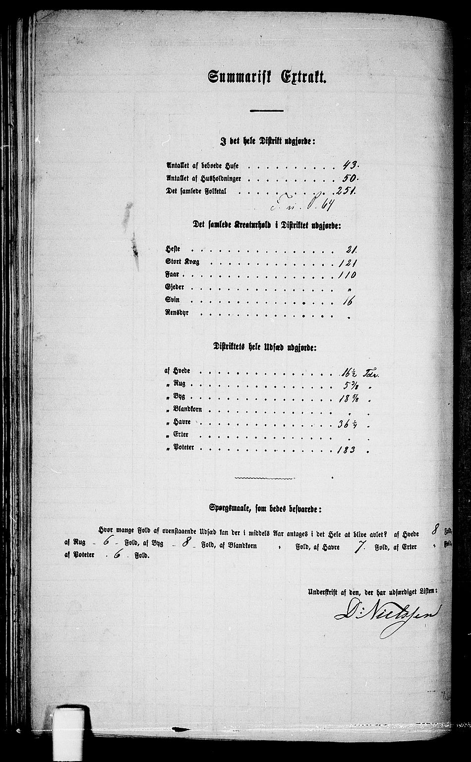 RA, 1865 census for Øyestad, 1865, p. 78