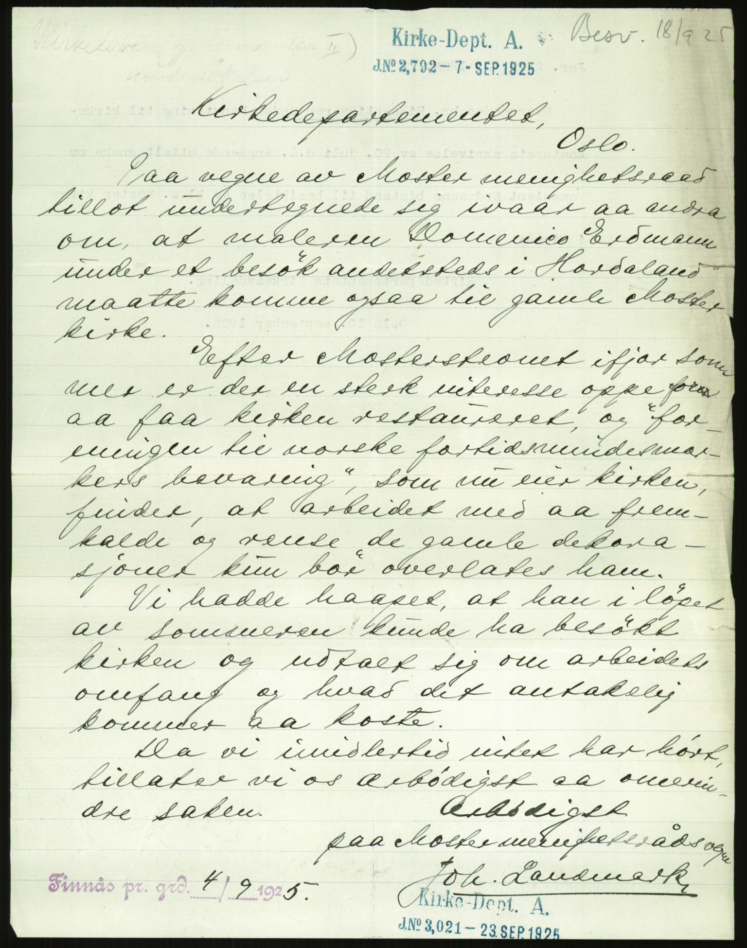 Kirke- og undervisningsdepartementet, Kontoret  for kirke og geistlighet A, AV/RA-S-1007/F/Fb/L0024: Finnås (gml. Føyen) - Fiskum se Eiker, 1838-1961, p. 407