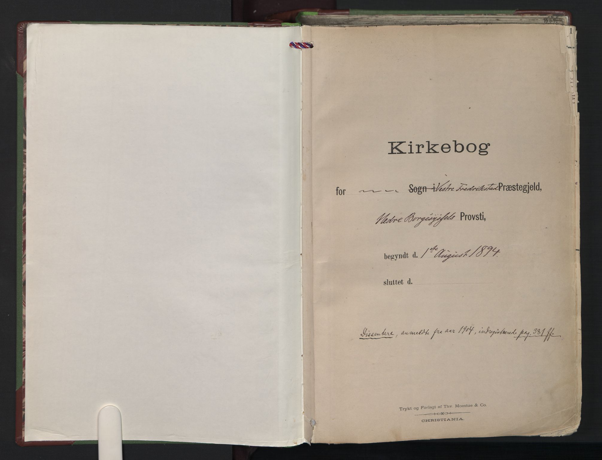 Fredrikstad domkirkes prestekontor Kirkebøker, SAO/A-10906/F/Fa/L0006: Parish register (official) no. I 6, 1894-1914