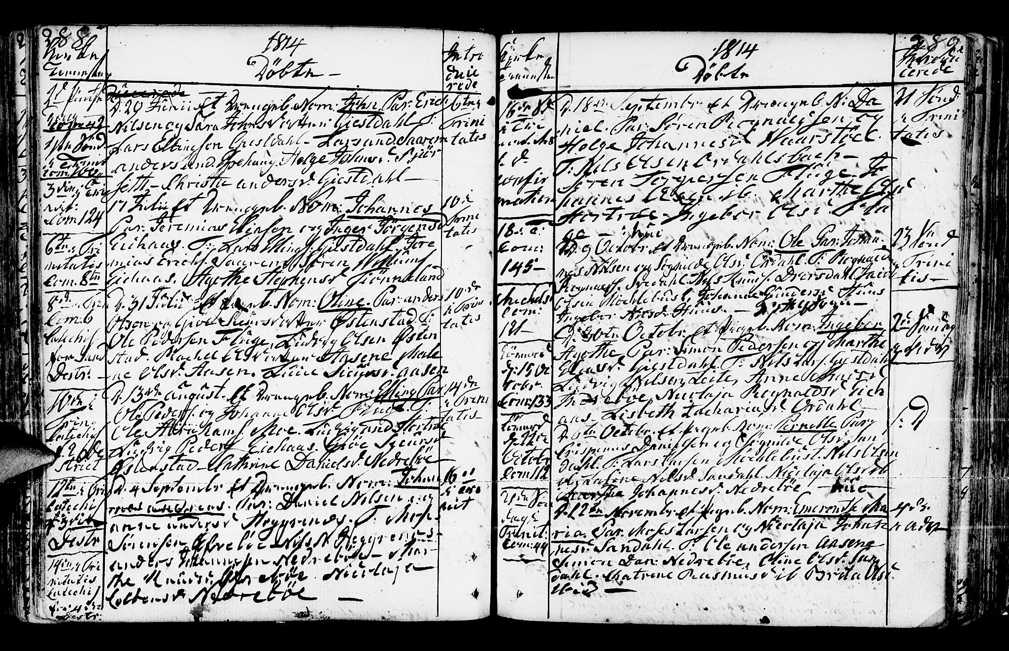 Jølster sokneprestembete, AV/SAB-A-80701/H/Haa/Haaa/L0005: Parish register (official) no. A 5, 1790-1821, p. 288-289