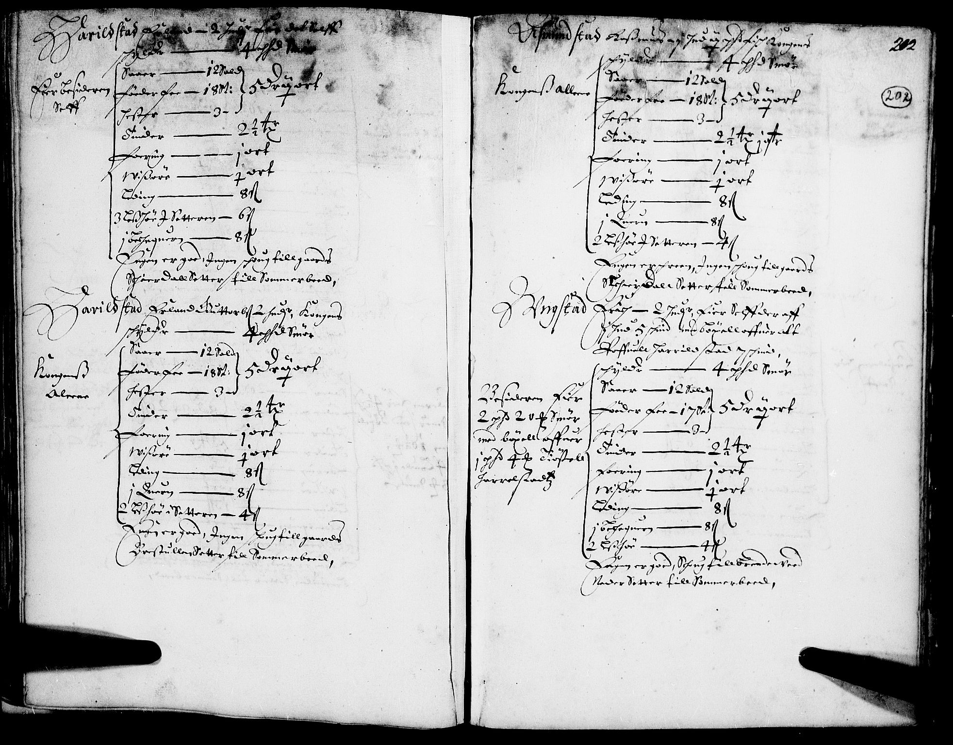 Rentekammeret inntil 1814, Realistisk ordnet avdeling, RA/EA-4070/N/Nb/Nba/L0014: Gudbrandsdalen fogderi, 1. del, 1668, p. 201b-202a