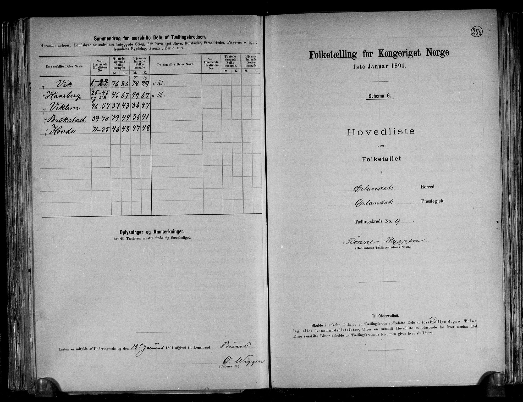 RA, 1891 census for 1621 Ørland, 1891, p. 22