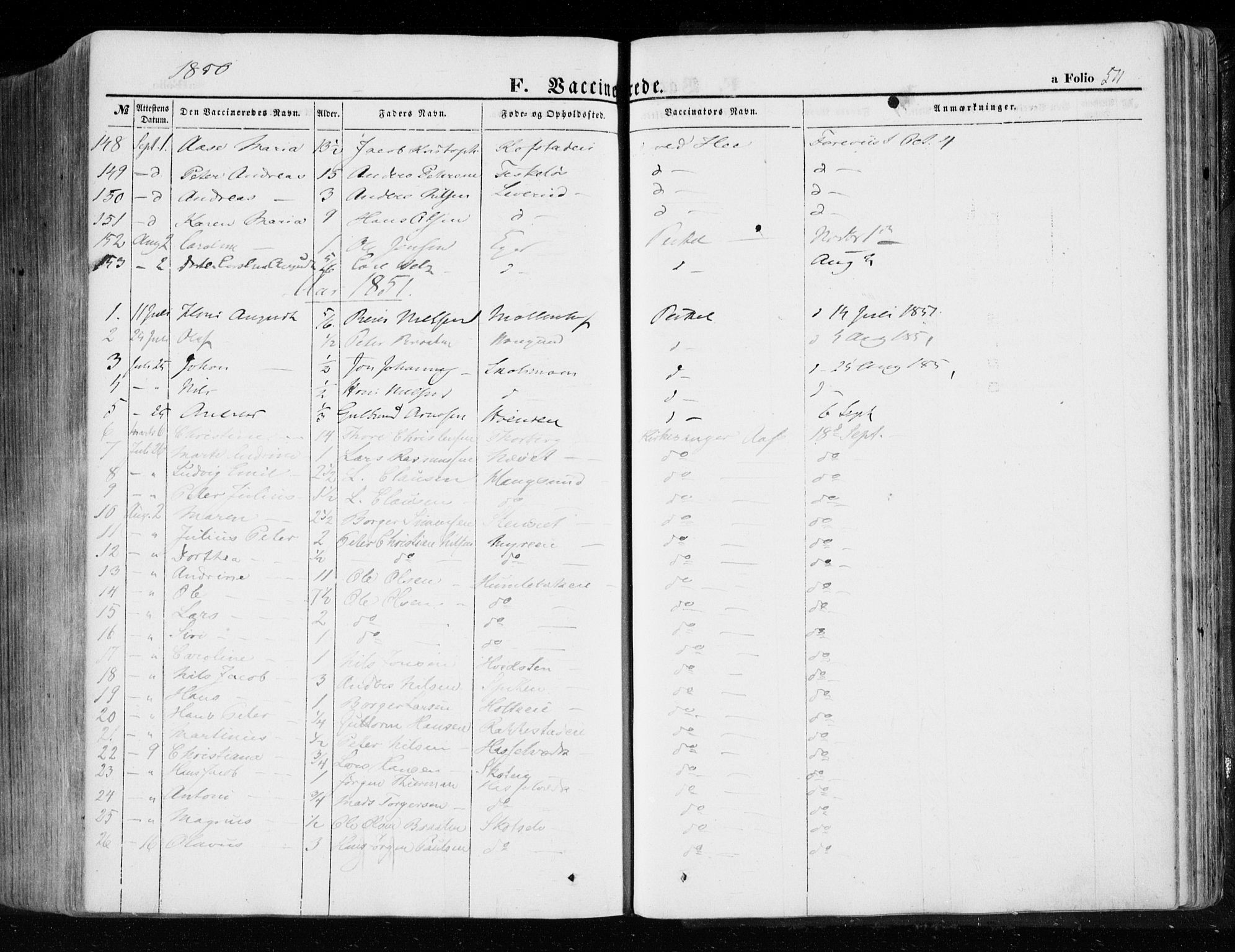 Eiker kirkebøker, AV/SAKO-A-4/F/Fa/L0014: Parish register (official) no. I 14, 1846-1854, p. 511