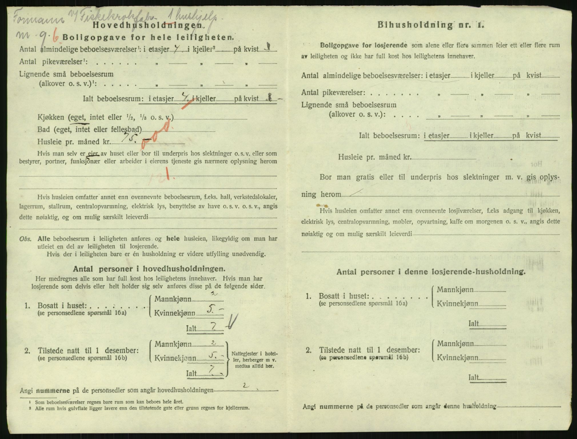 SAH, 1920 census for Gjøvik, 1920, p. 2389