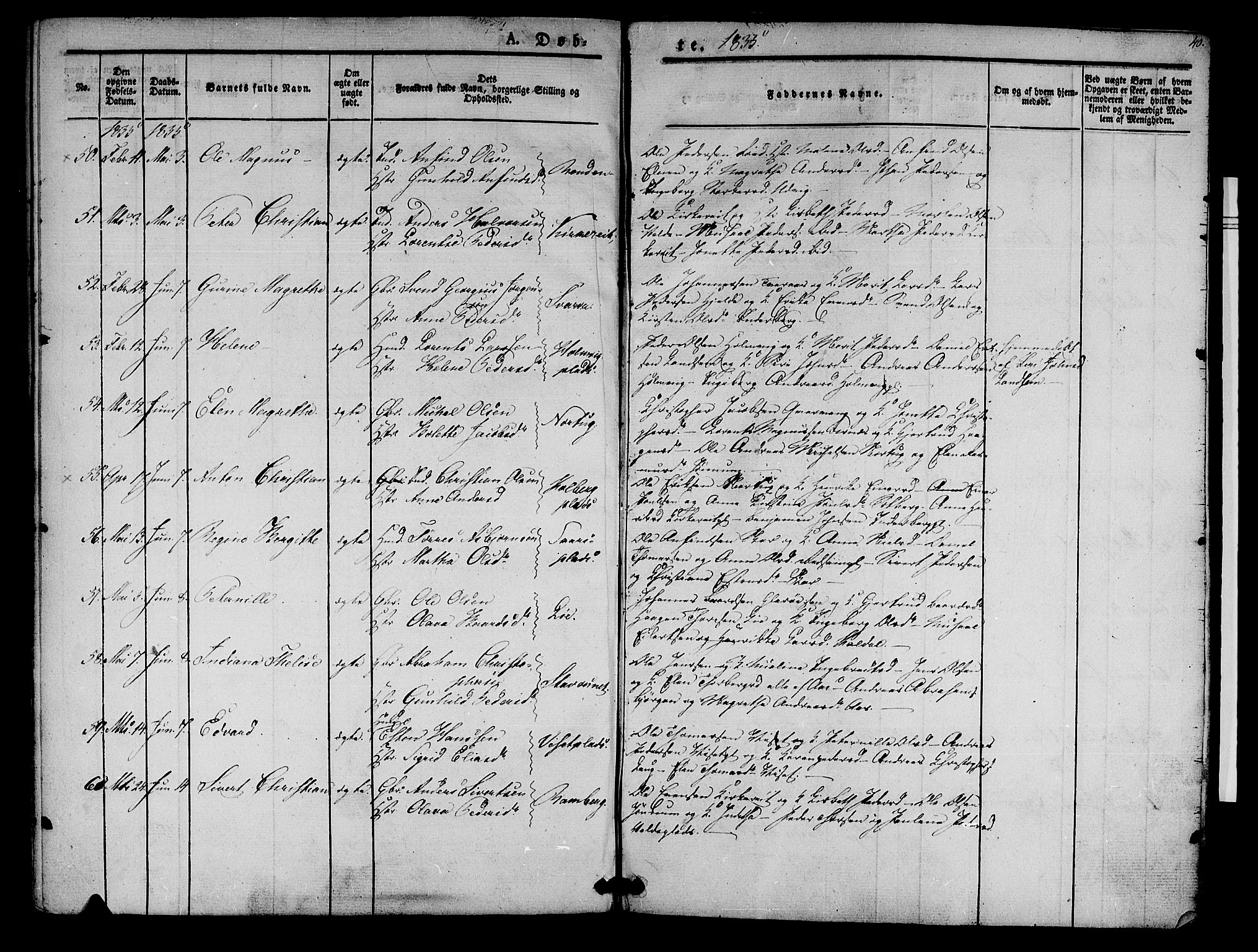 Ministerialprotokoller, klokkerbøker og fødselsregistre - Nord-Trøndelag, AV/SAT-A-1458/741/L0391: Parish register (official) no. 741A05, 1831-1836, p. 40