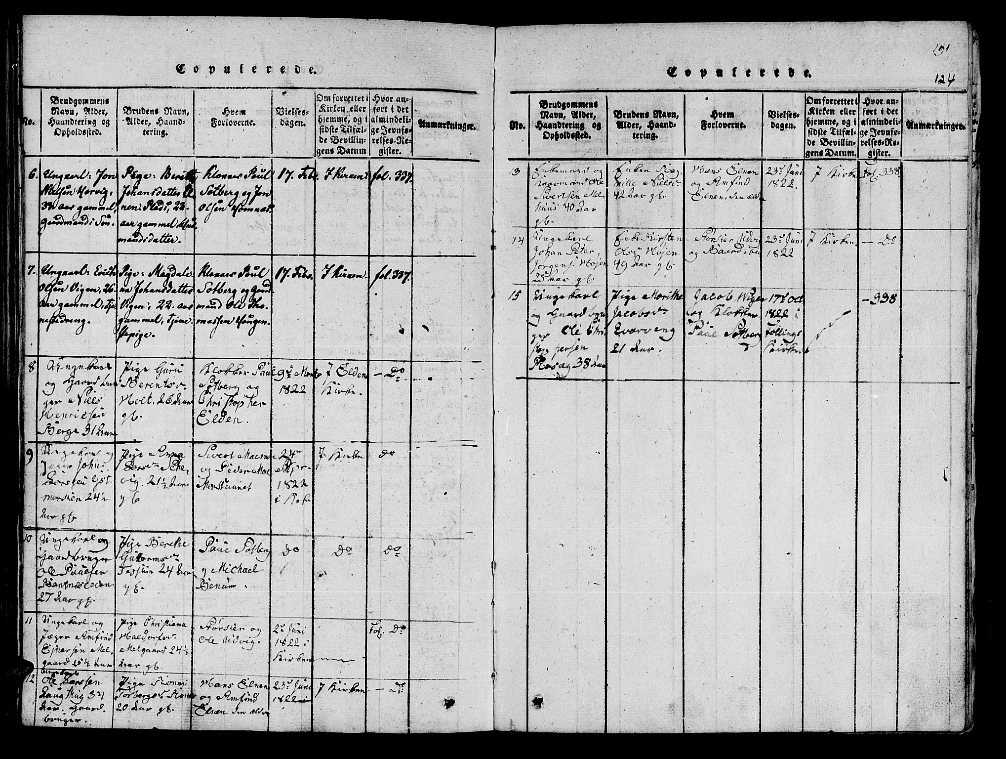 Ministerialprotokoller, klokkerbøker og fødselsregistre - Nord-Trøndelag, SAT/A-1458/741/L0387: Parish register (official) no. 741A03 /1, 1817-1822, p. 124