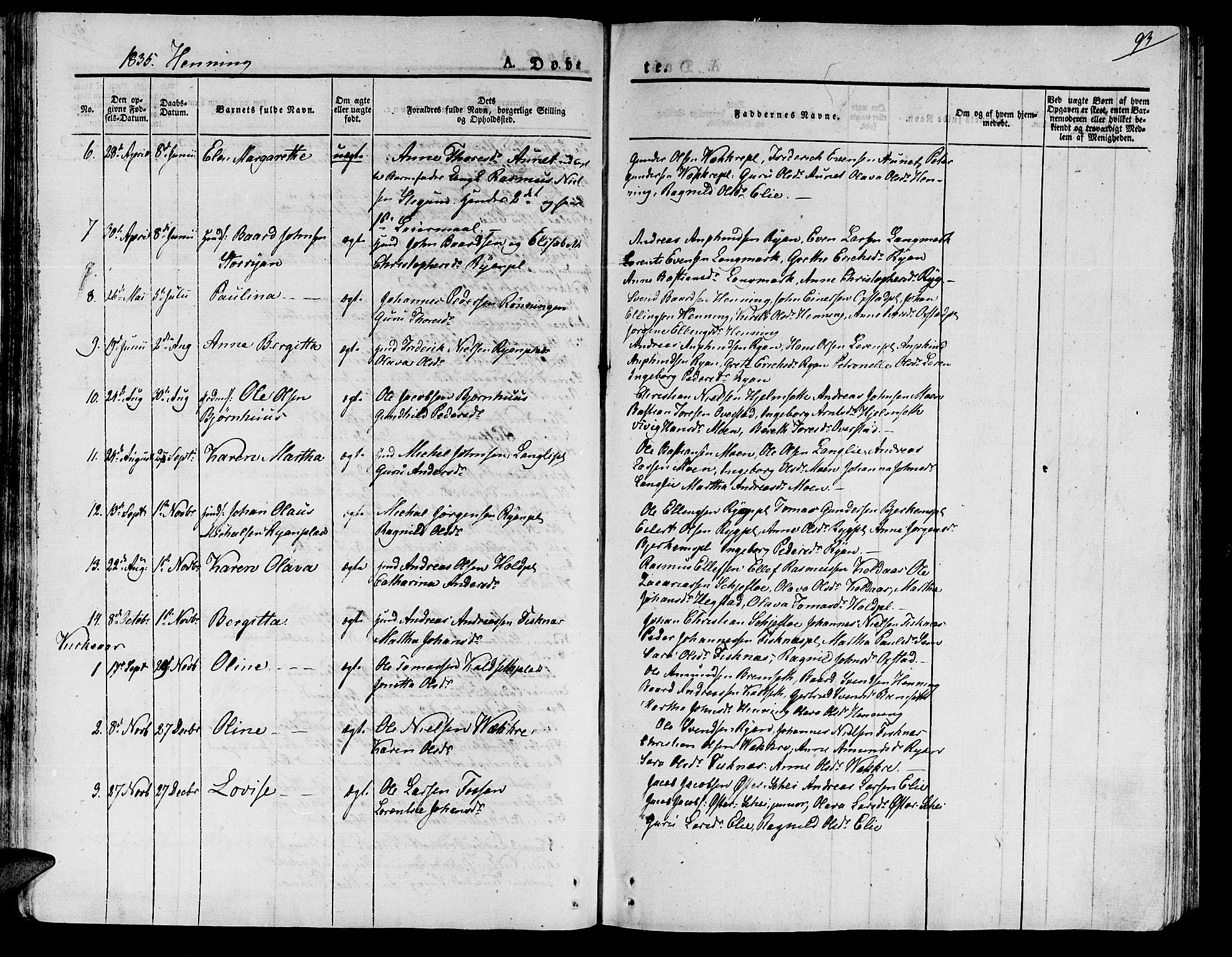 Ministerialprotokoller, klokkerbøker og fødselsregistre - Nord-Trøndelag, SAT/A-1458/735/L0336: Parish register (official) no. 735A05 /3, 1825-1835, p. 93