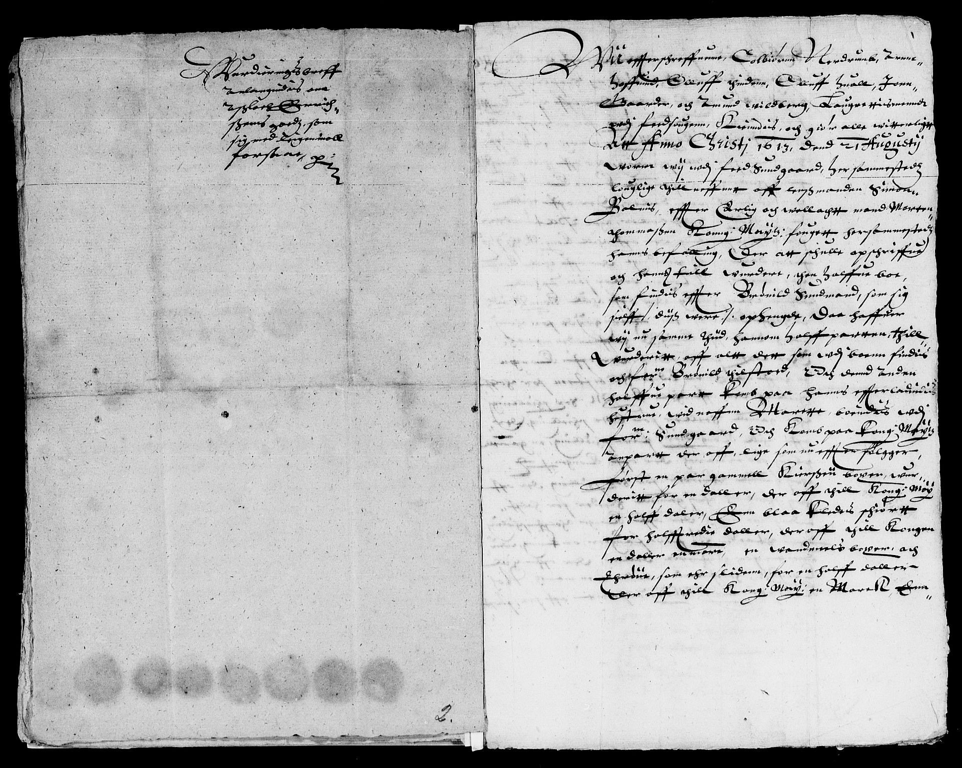 Rentekammeret inntil 1814, Reviderte regnskaper, Lensregnskaper, AV/RA-EA-5023/R/Rb/Rba/L0033: Akershus len, 1613-1614