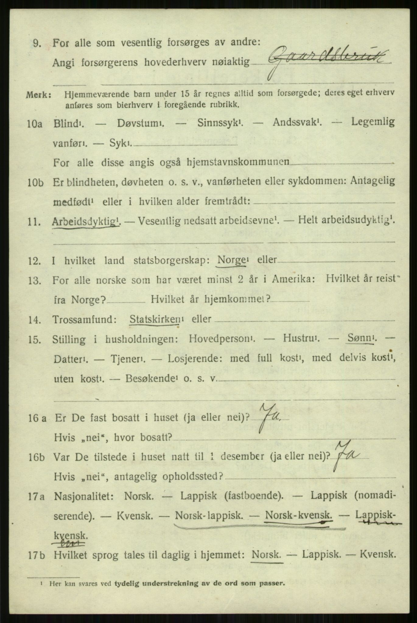 SATØ, 1920 census for Skjervøy, 1920, p. 4766