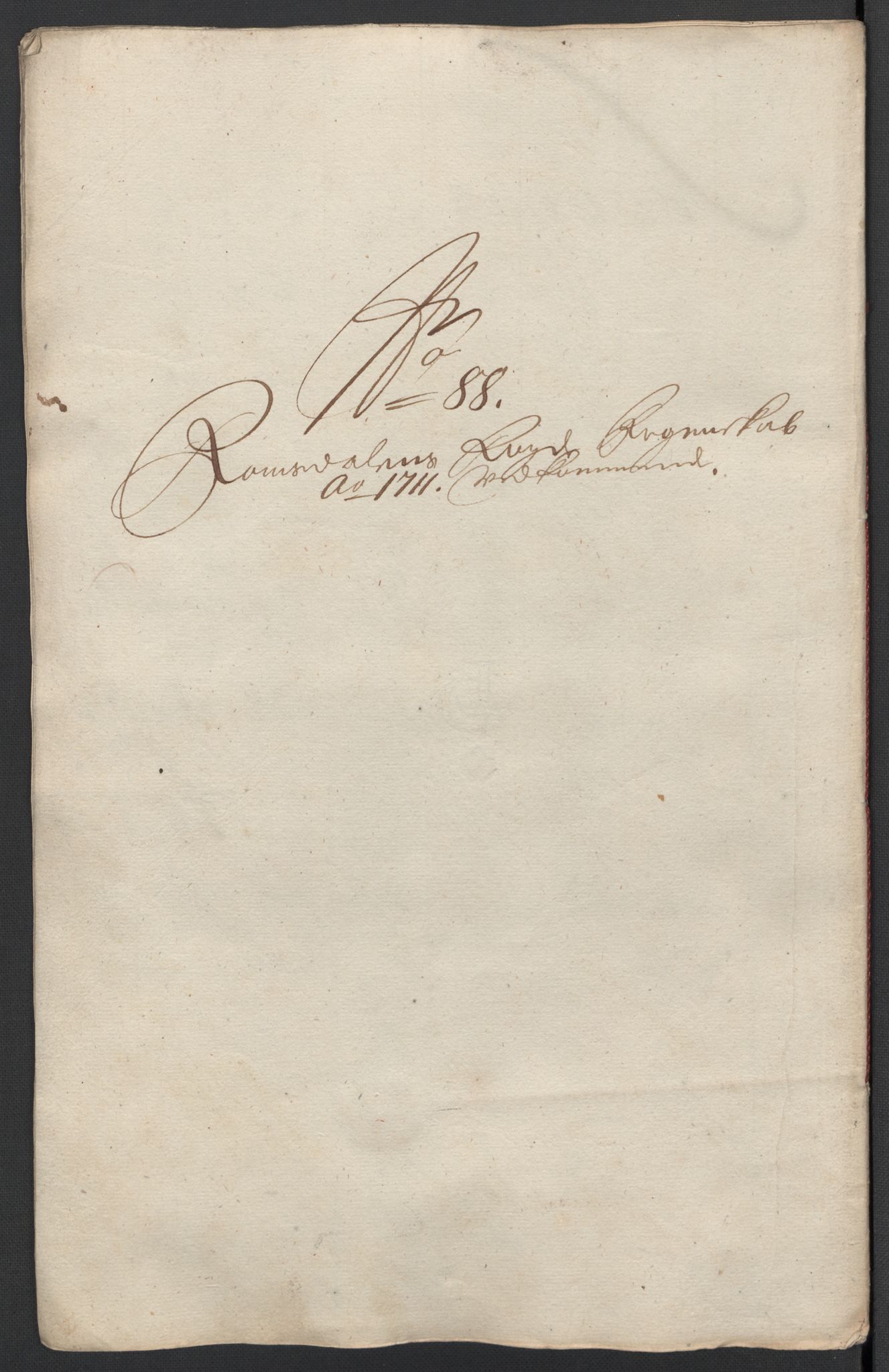 Rentekammeret inntil 1814, Reviderte regnskaper, Fogderegnskap, RA/EA-4092/R55/L3660: Fogderegnskap Romsdal, 1711, p. 421