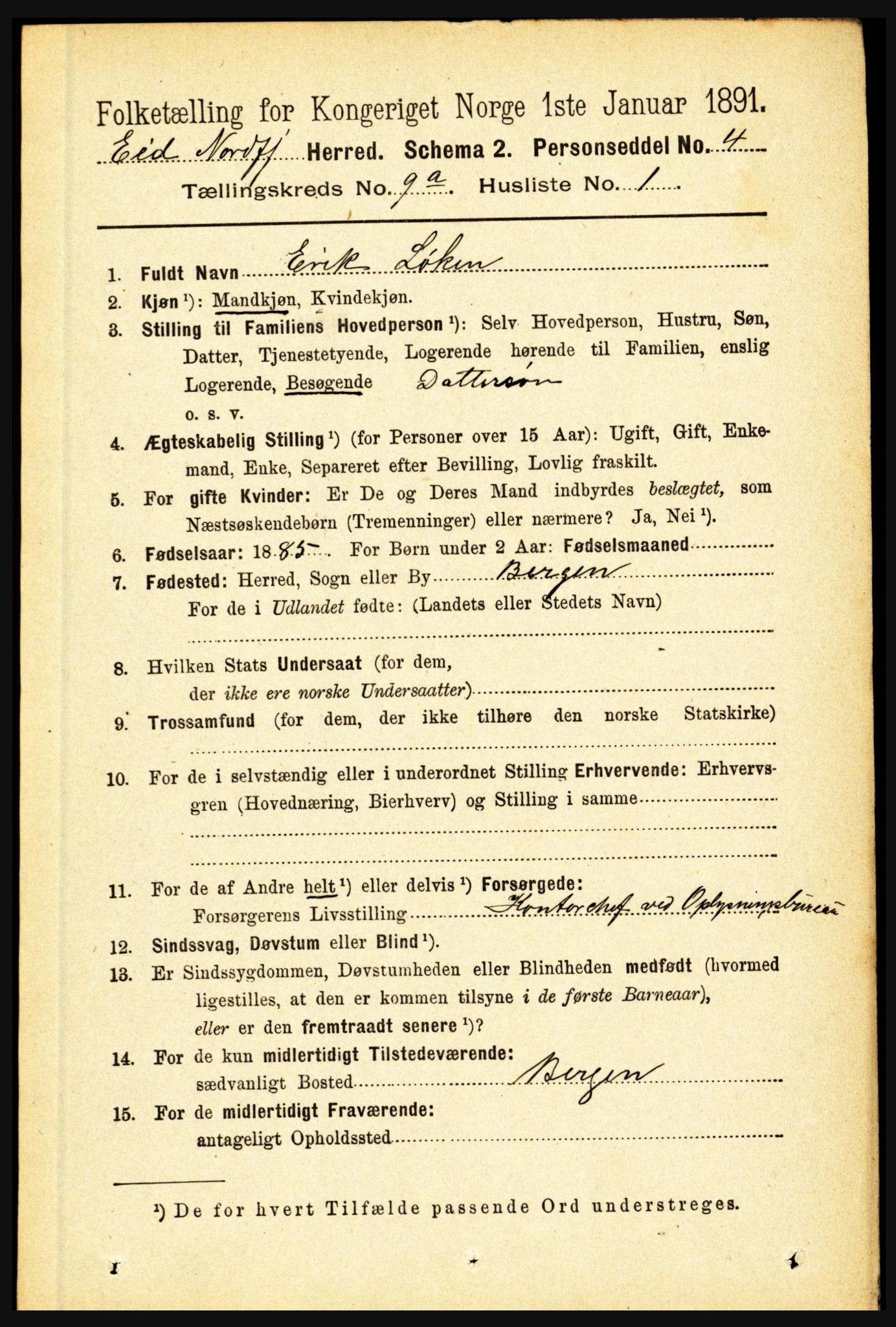 RA, 1891 census for 1443 Eid, 1891, p. 2193