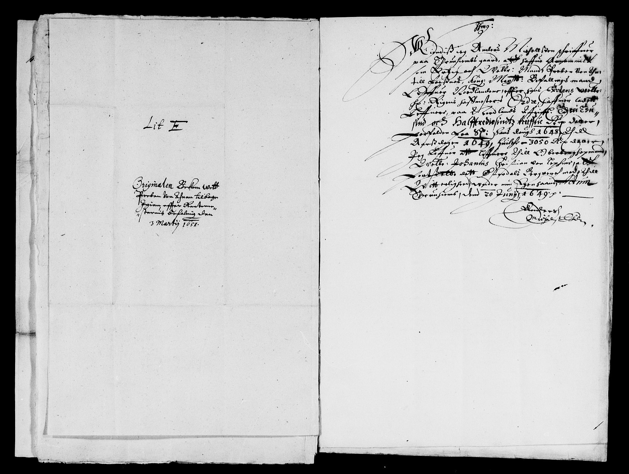 Rentekammeret inntil 1814, Reviderte regnskaper, Lensregnskaper, AV/RA-EA-5023/R/Rb/Rbz/L0035: Nordlandenes len, 1642-1650