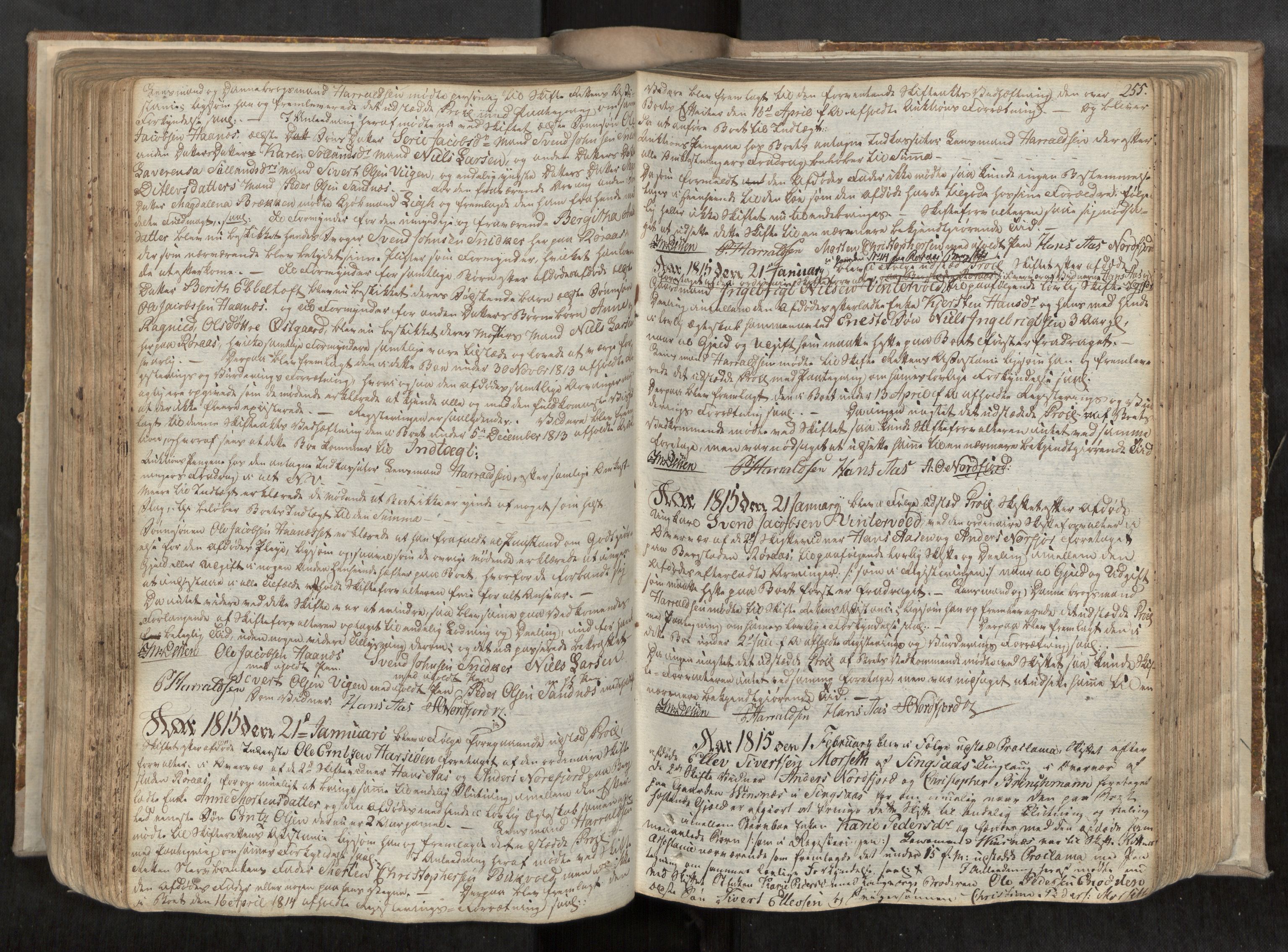 Gauldal sorenskriveri, AV/SAT-A-0014/1/3/3B/L0001: Skiftebehandlingsprotokoll, 1805-1823, p. 255