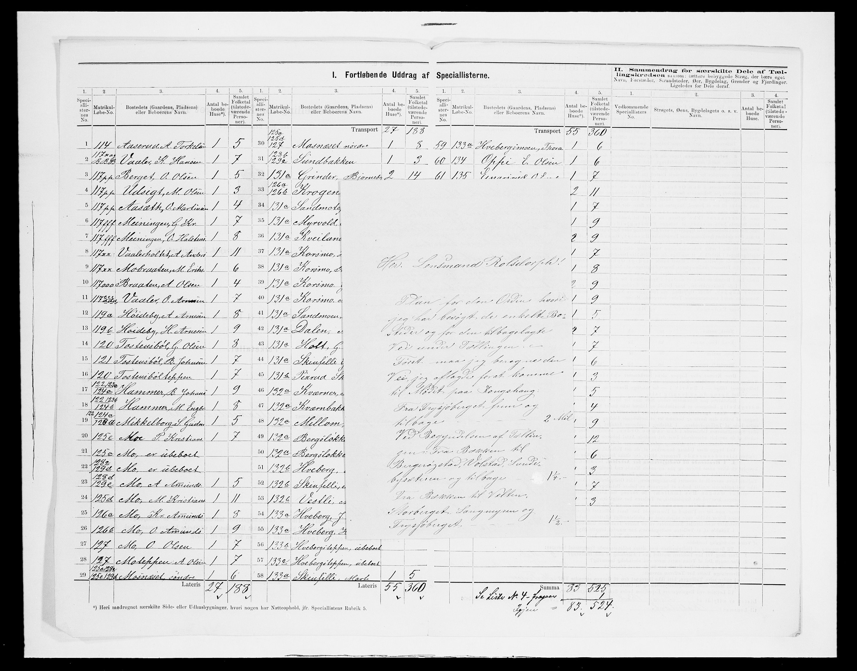 SAH, 1875 census for 0423P Grue, 1875, p. 43