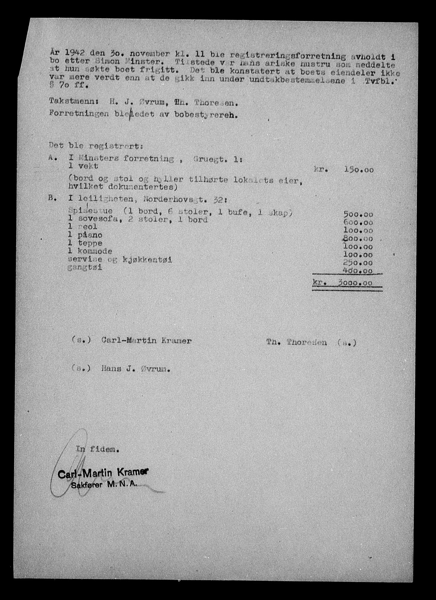 Justisdepartementet, Tilbakeføringskontoret for inndratte formuer, AV/RA-S-1564/H/Hc/Hcc/L0965: --, 1945-1947, p. 746